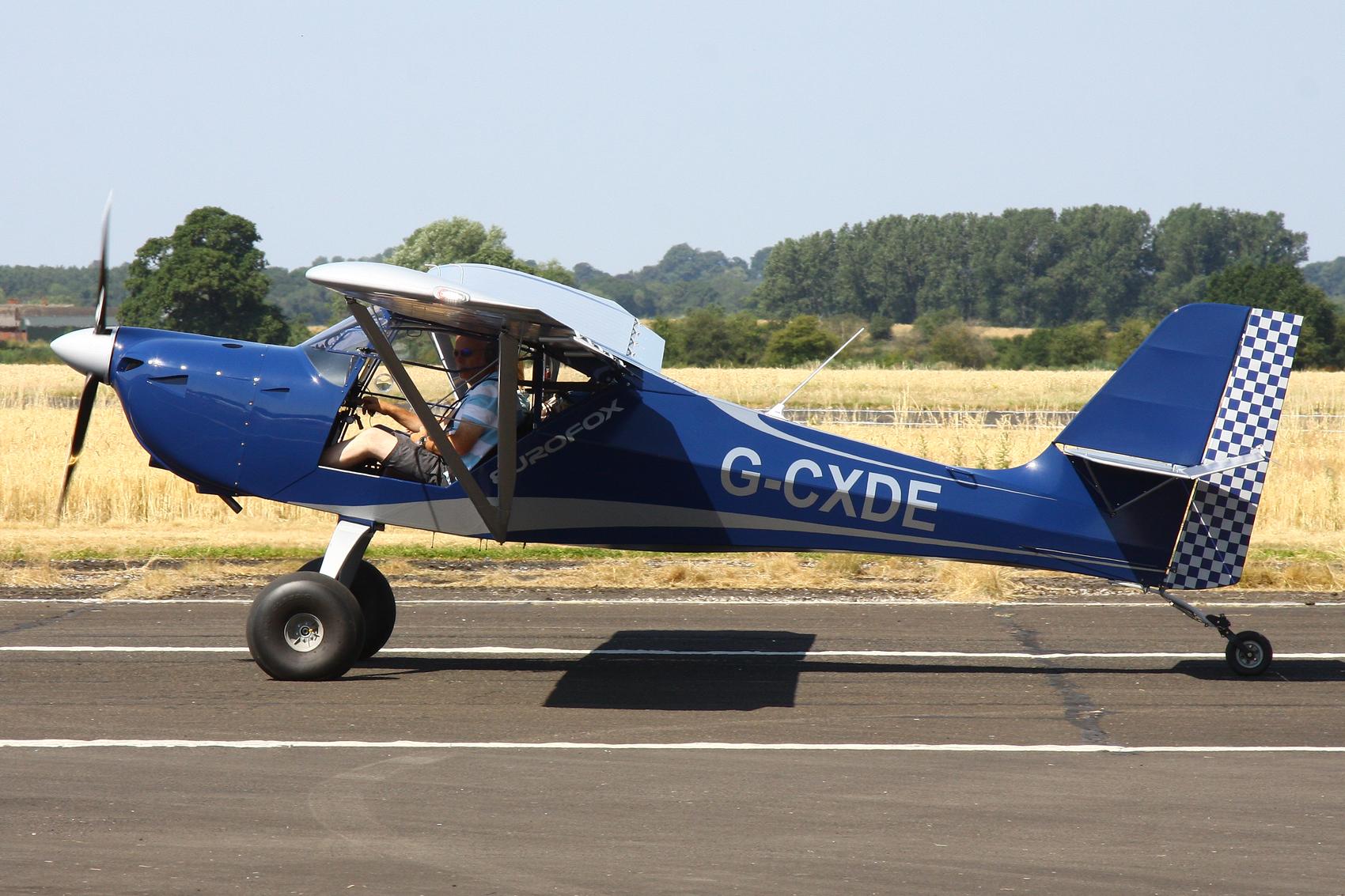 Aircraft G-CXDE, Sleapkosh 26, day 2, 11/07/26, at EGCV, photo by Chris Hall