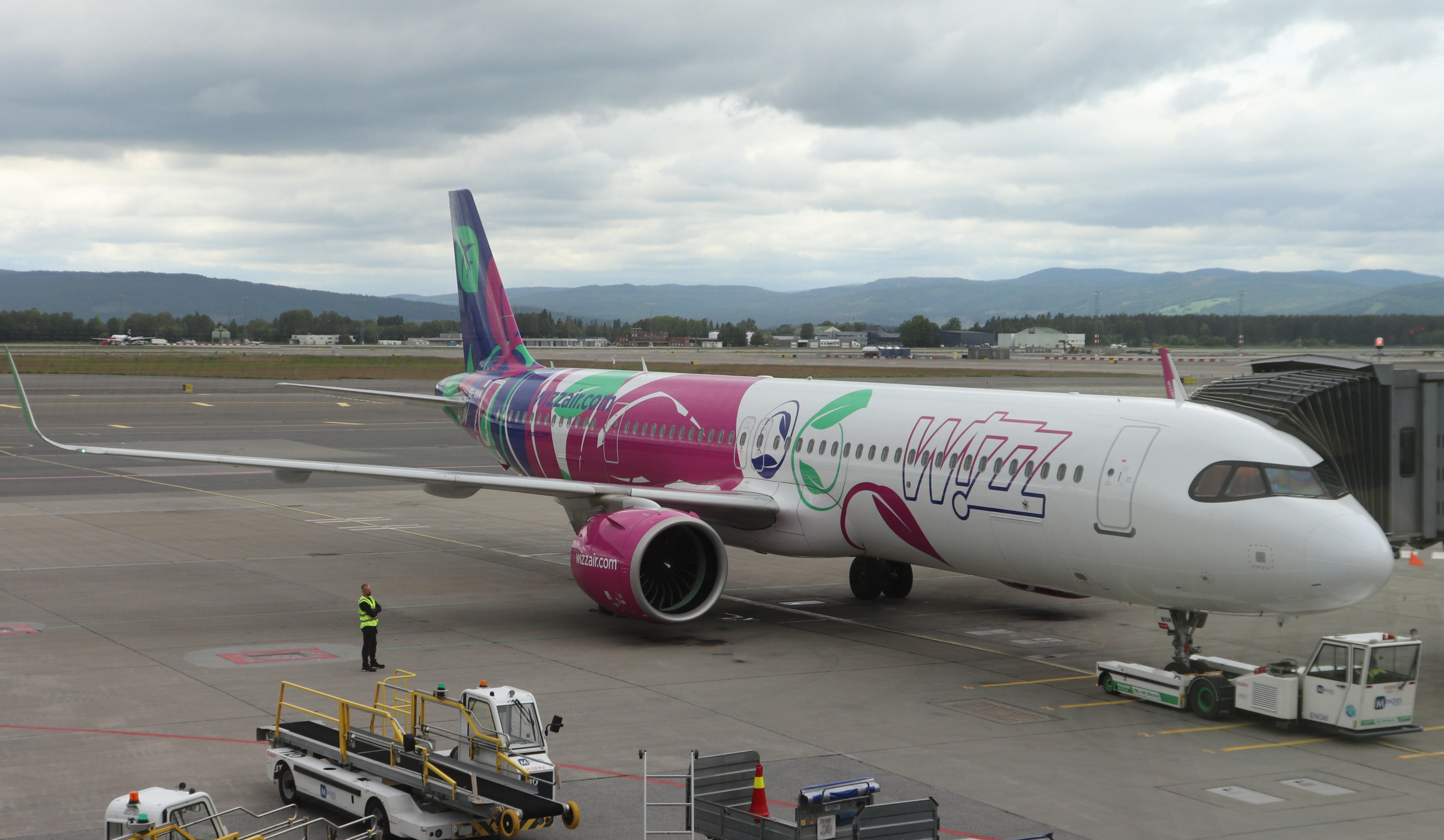 Aircraft 9H-WNM, Airbus A321-271NX, at ENGM, photo by MarkPasqualino