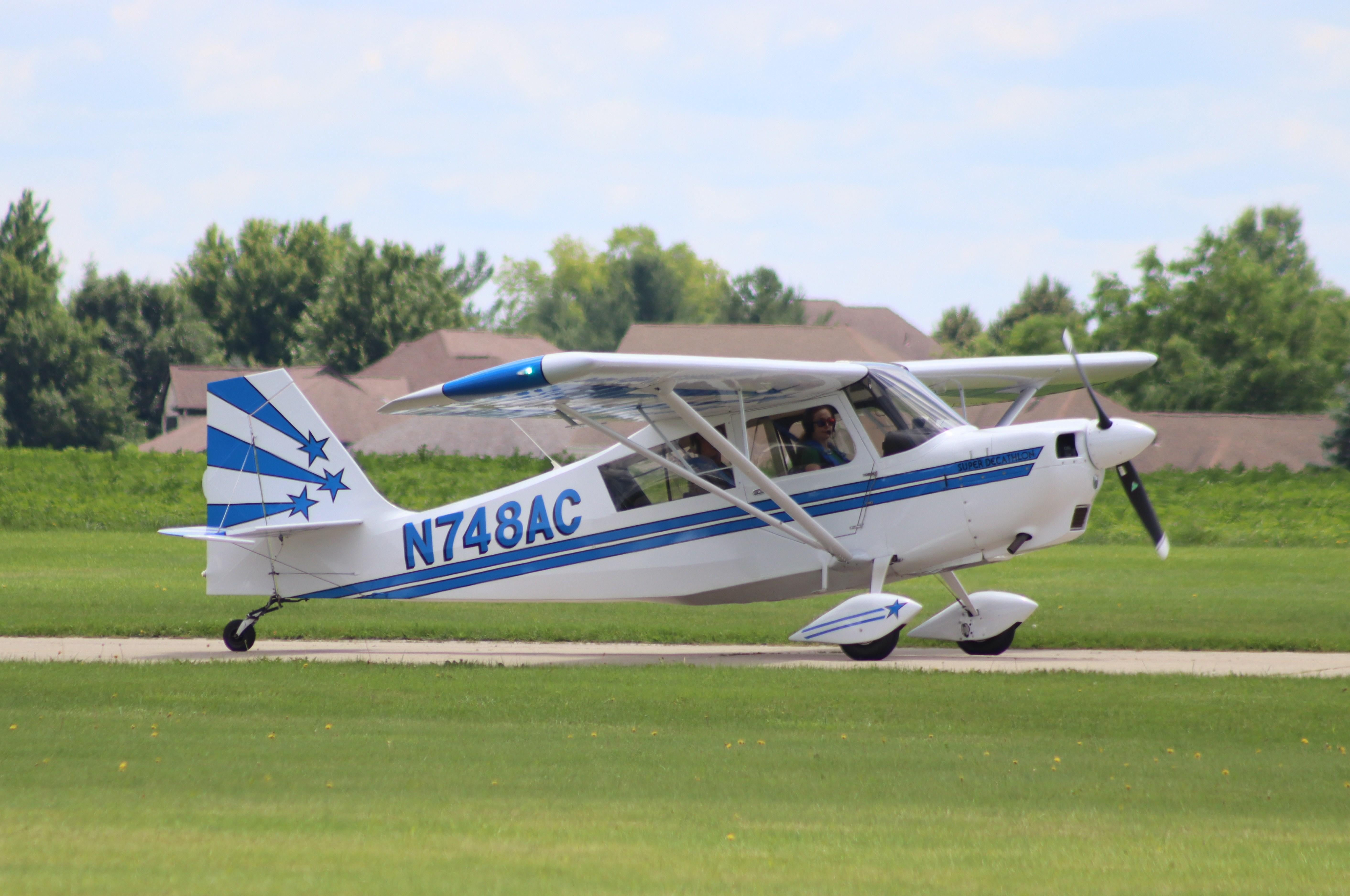 Aircraft N748AC, American Champion 8KCAB, at C77, photo by MarkPasqualino