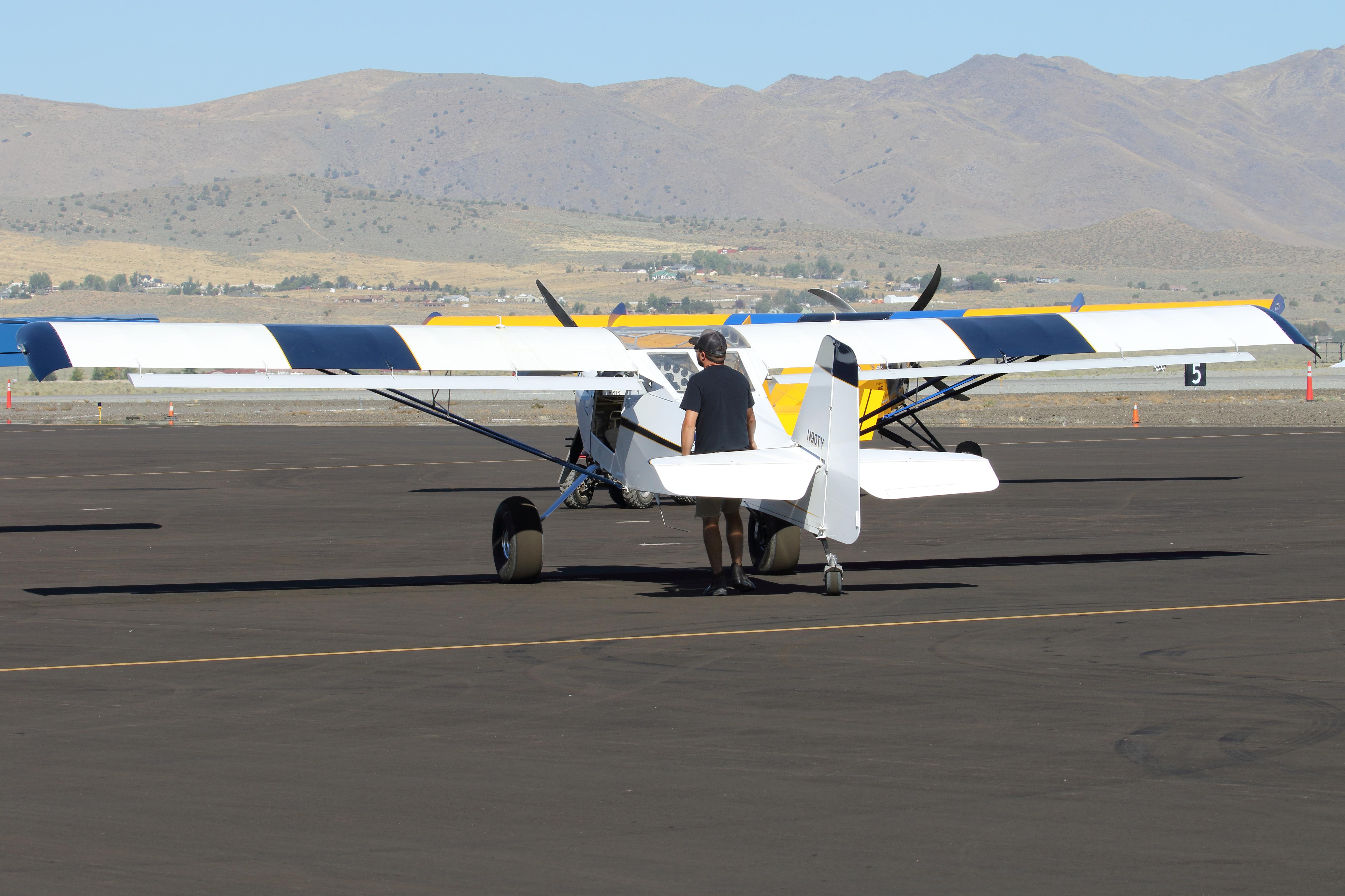 Aircraft N90TY, 2023 air races, at RTS, photo by Olivier Cortot