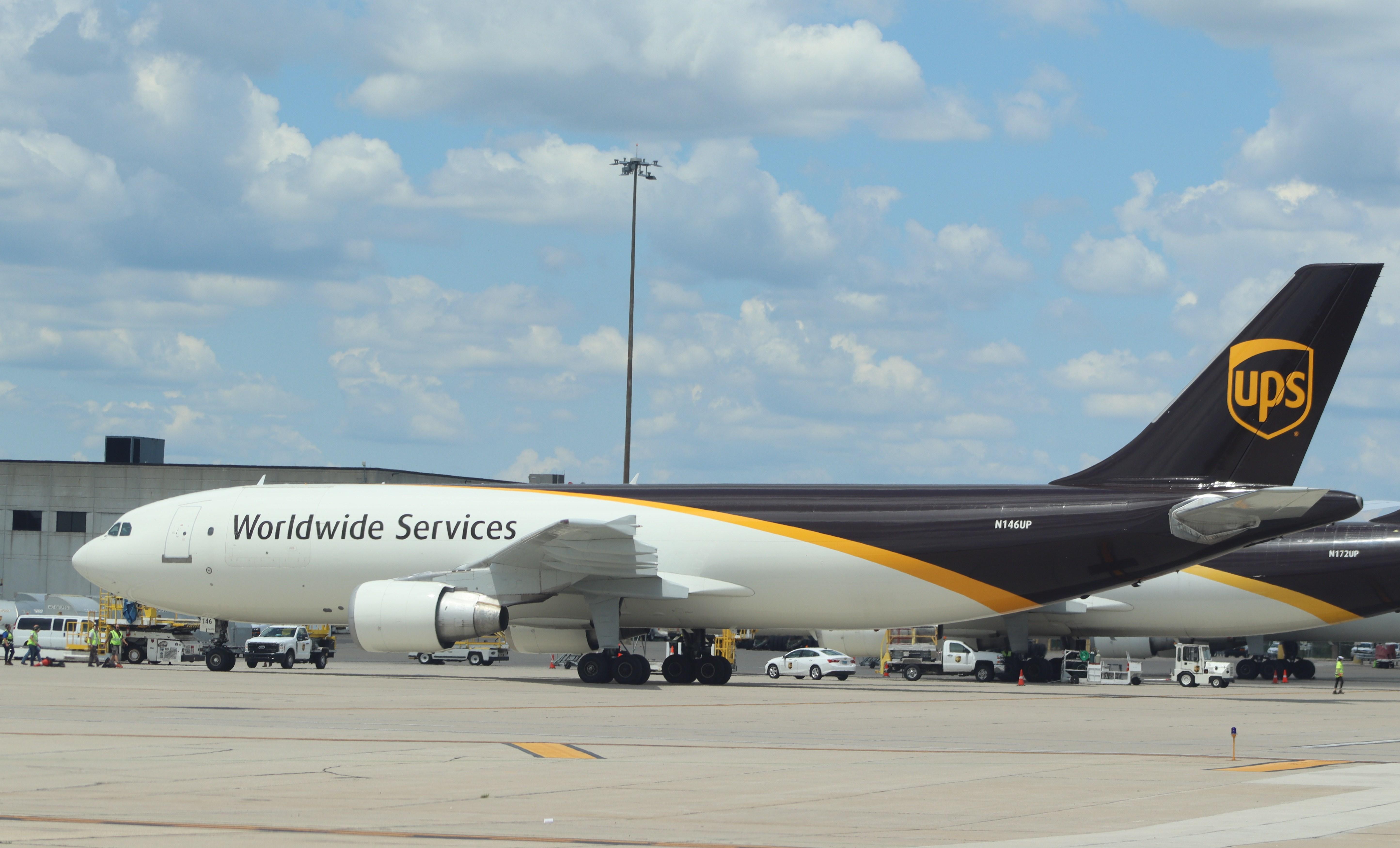 Aircraft N146UP, Airbus A300F4-622R, at KRFD, photo by MarkPasqualino