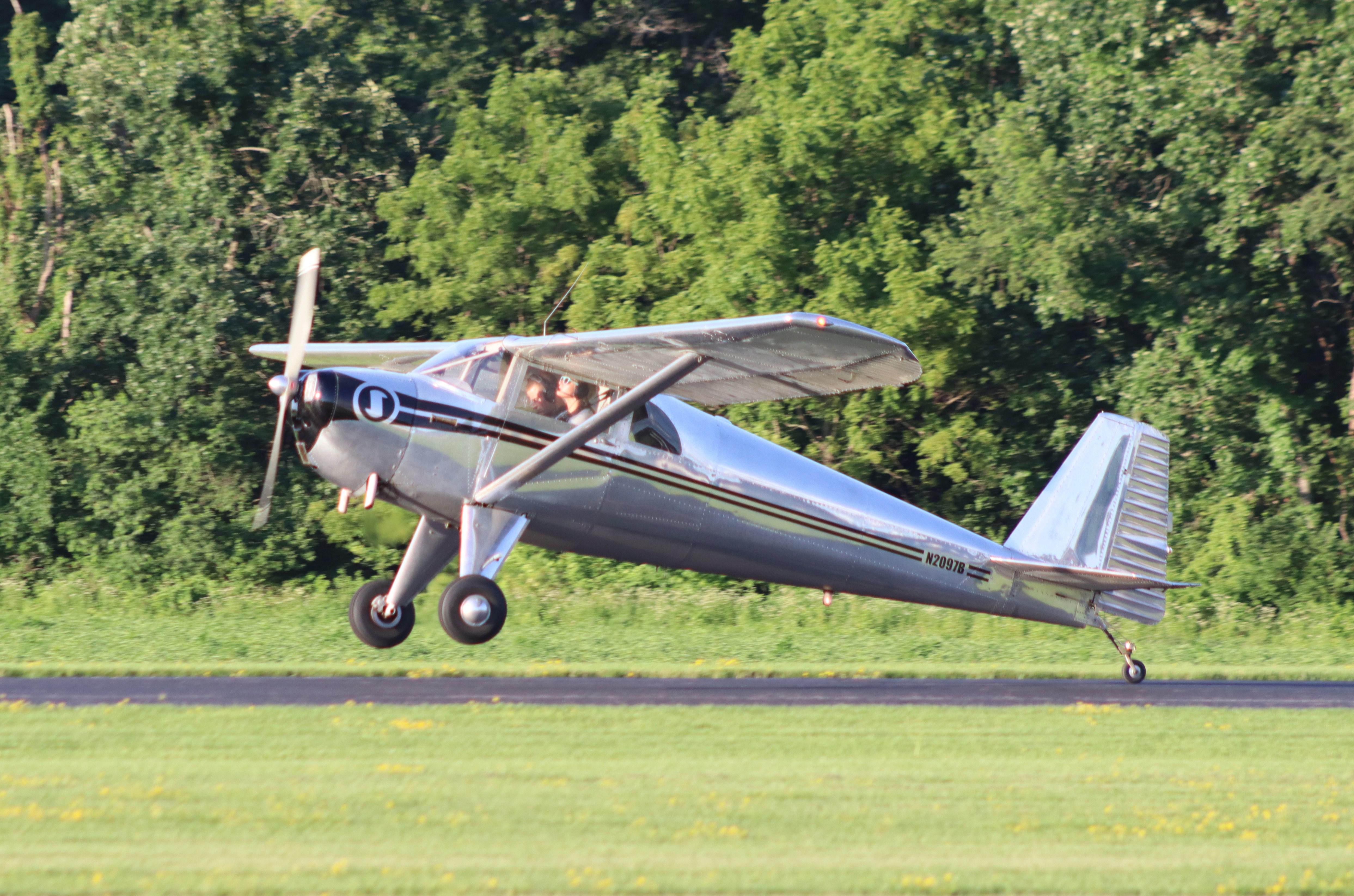 Aircraft N2097B, Luscombe 8F, at C77, photo by MarkPasqualino