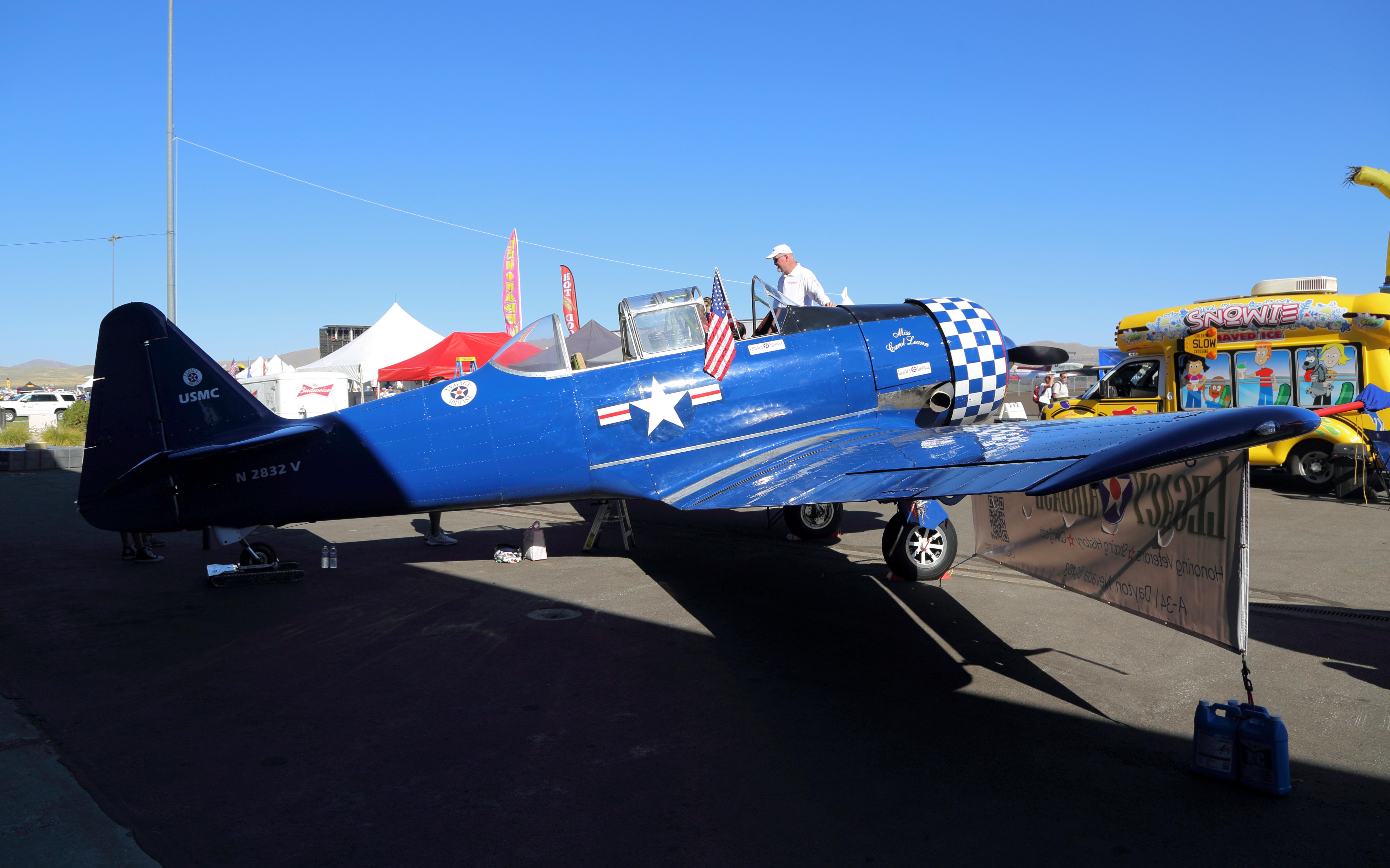 Aircraft N2832V, 2023 air races, at RTS, photo by Olivier Cortot
