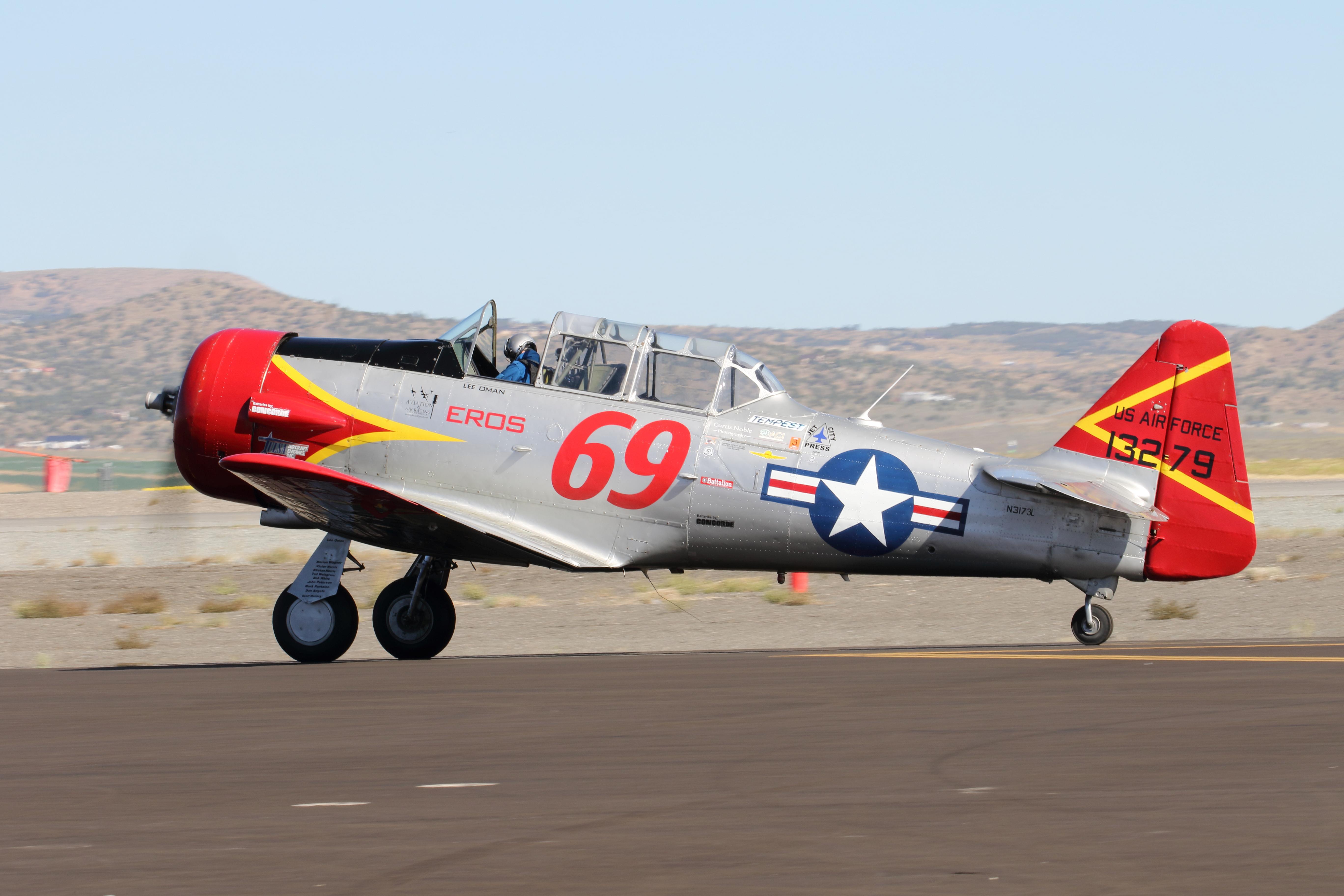 Aircraft N3173L, 2023 air races, at RTS, photo by Olivier Cortot