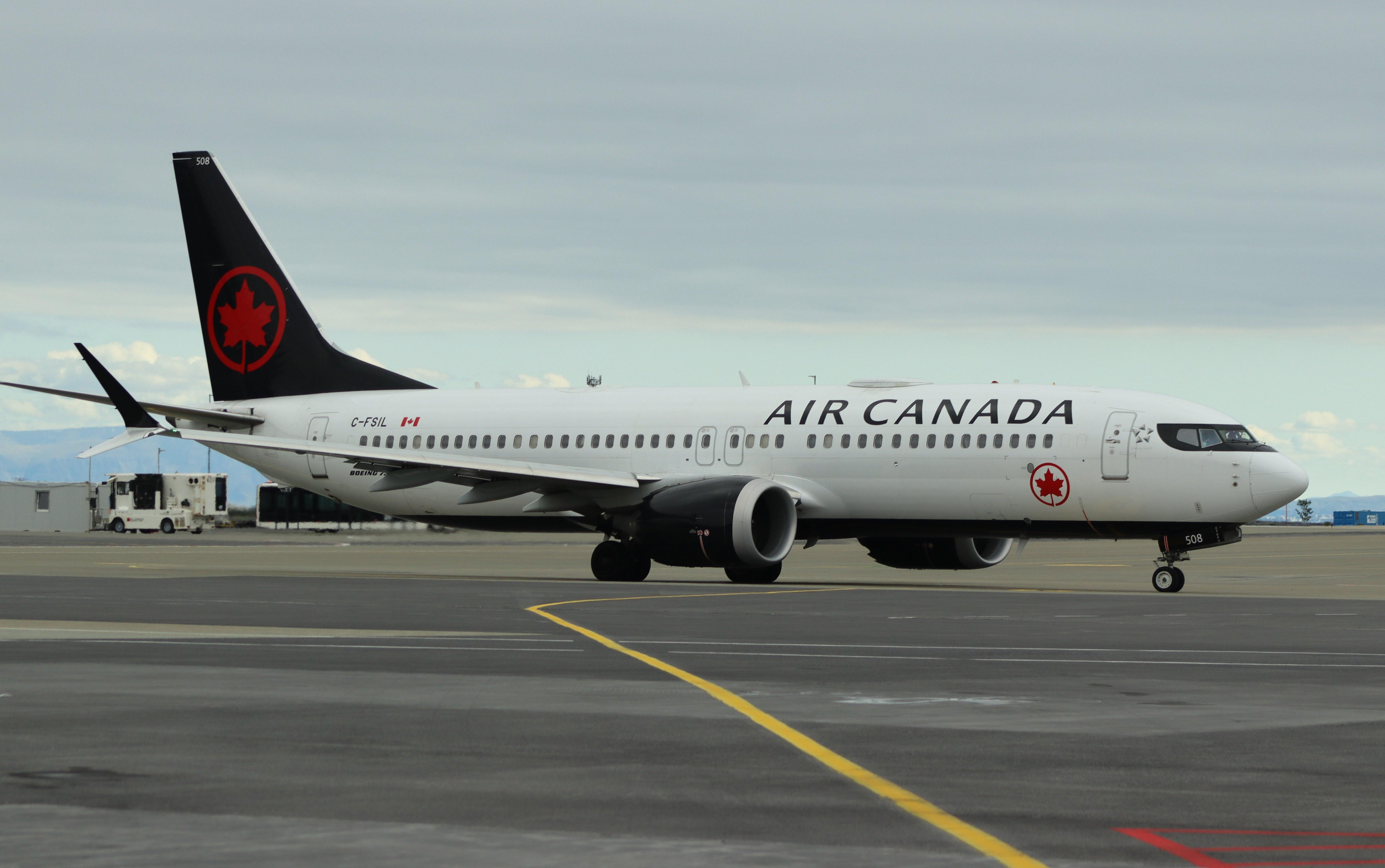 C-FSIL @ BIKF - Boeing 737-8 MAX - by MarkPasqualino