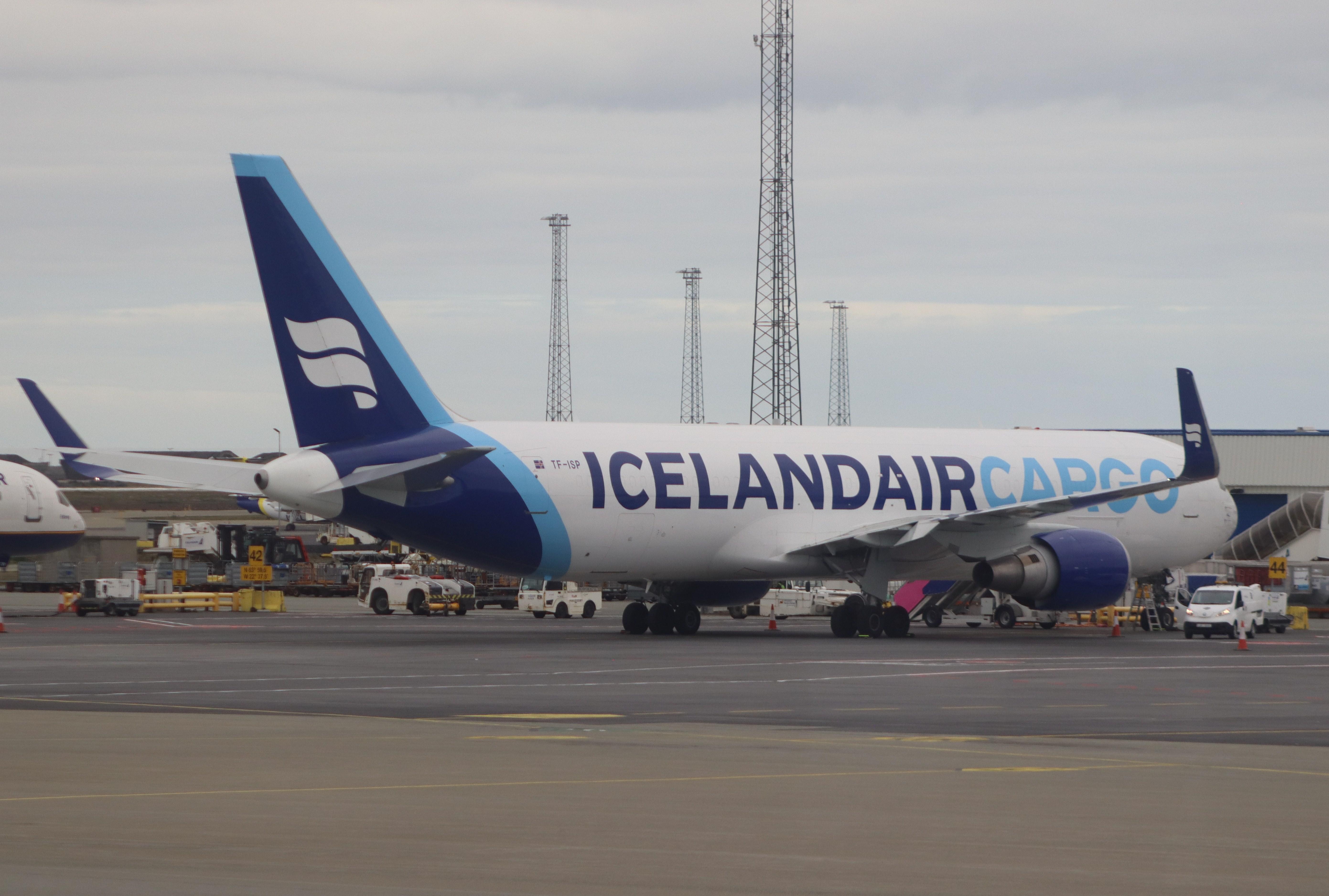 Aircraft TF-ISP, Boeing 767-319/ER, at BIKF, photo by MarkPasqualino