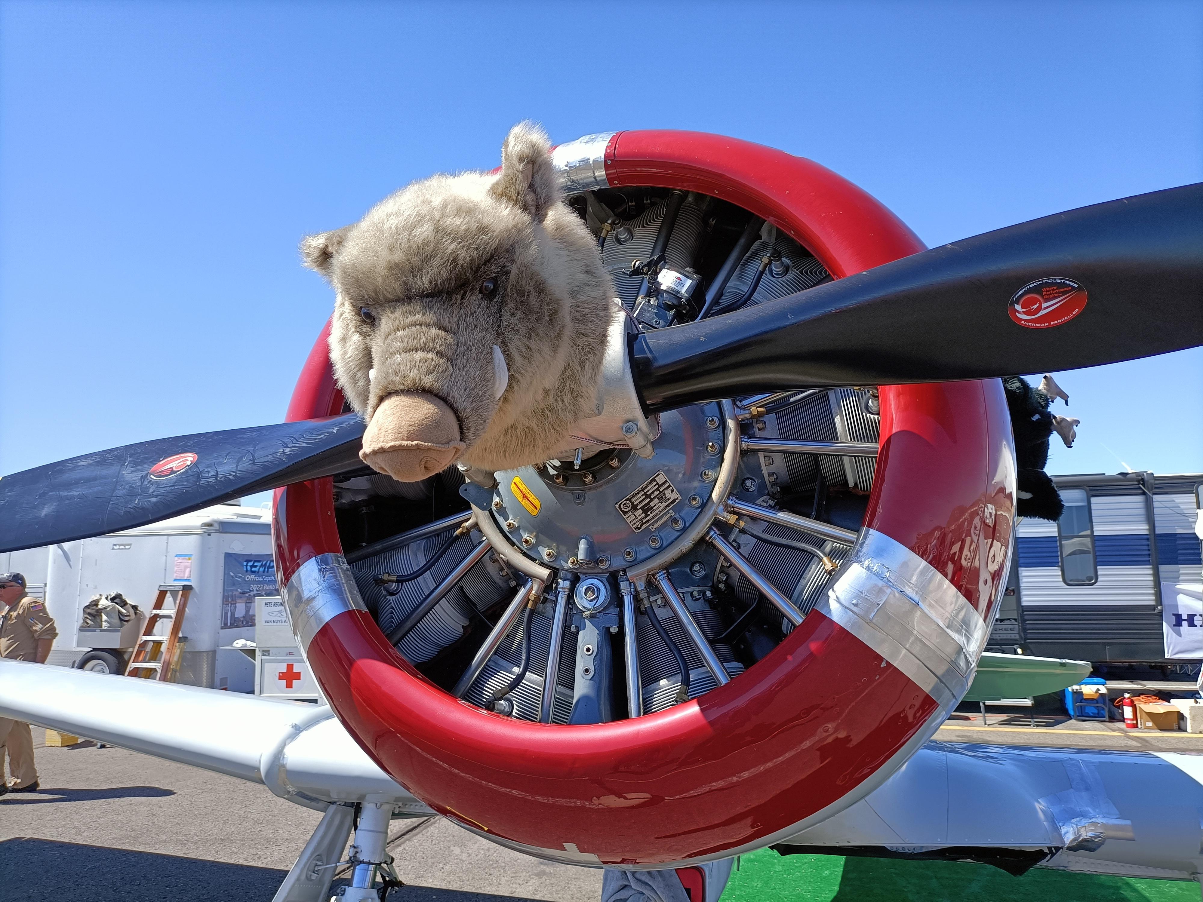 Aircraft N57418, 2023 air races, at RTS, photo by Olivier Cortot