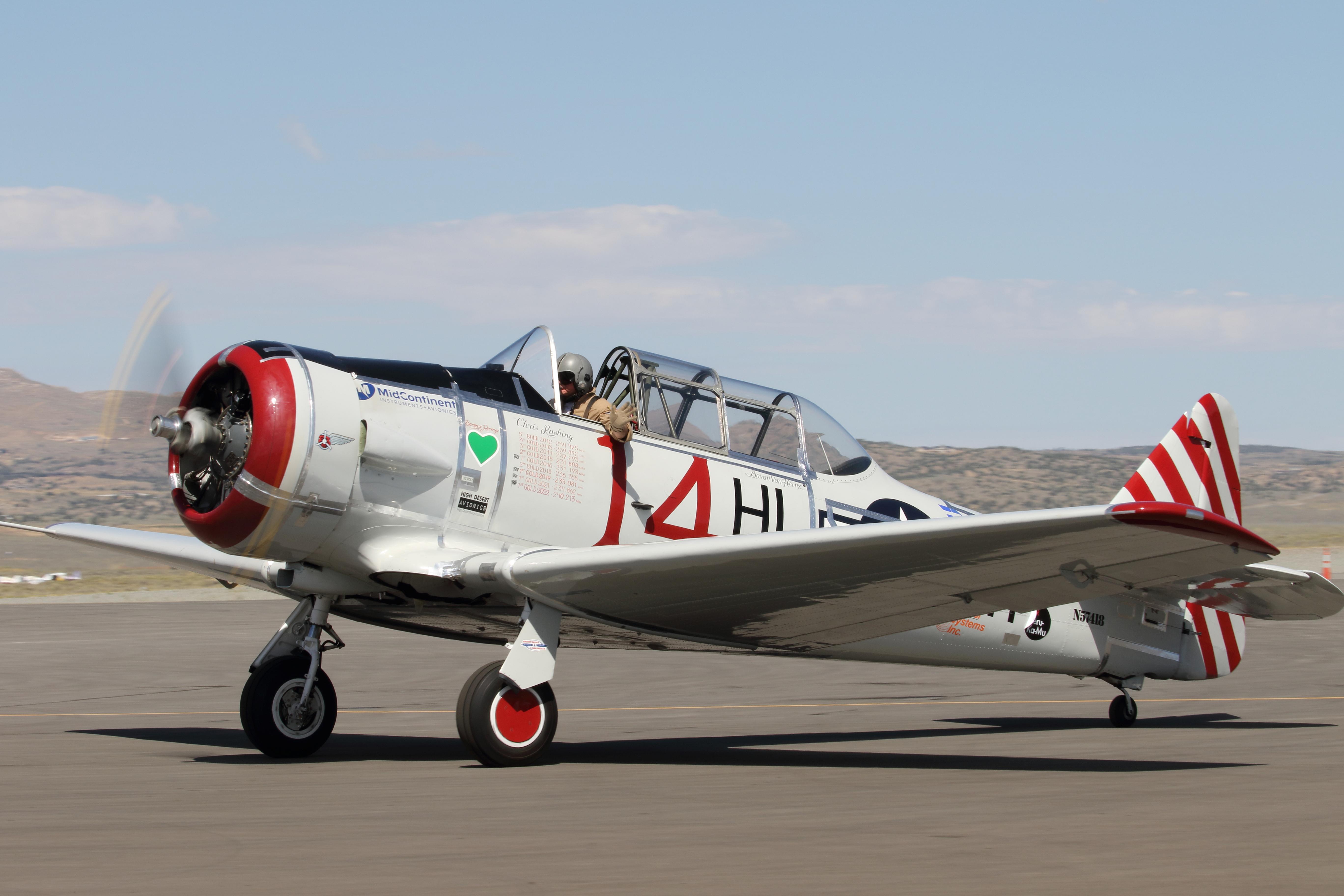 Aircraft N57418, 2023 air races, at RTS, photo by Olivier Cortot