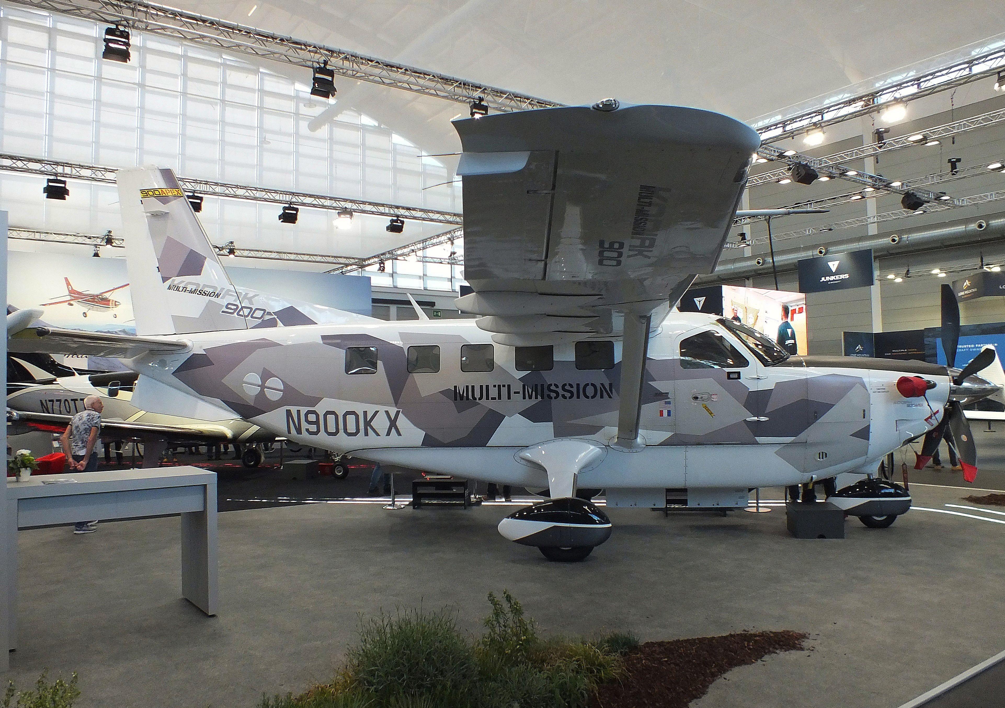 Aircraft N900KX, Daher Kodiak 900 APEX Multi-Mission at the AERO 2026, Friedrichshafen, at EDNY, photo by iwarnecke