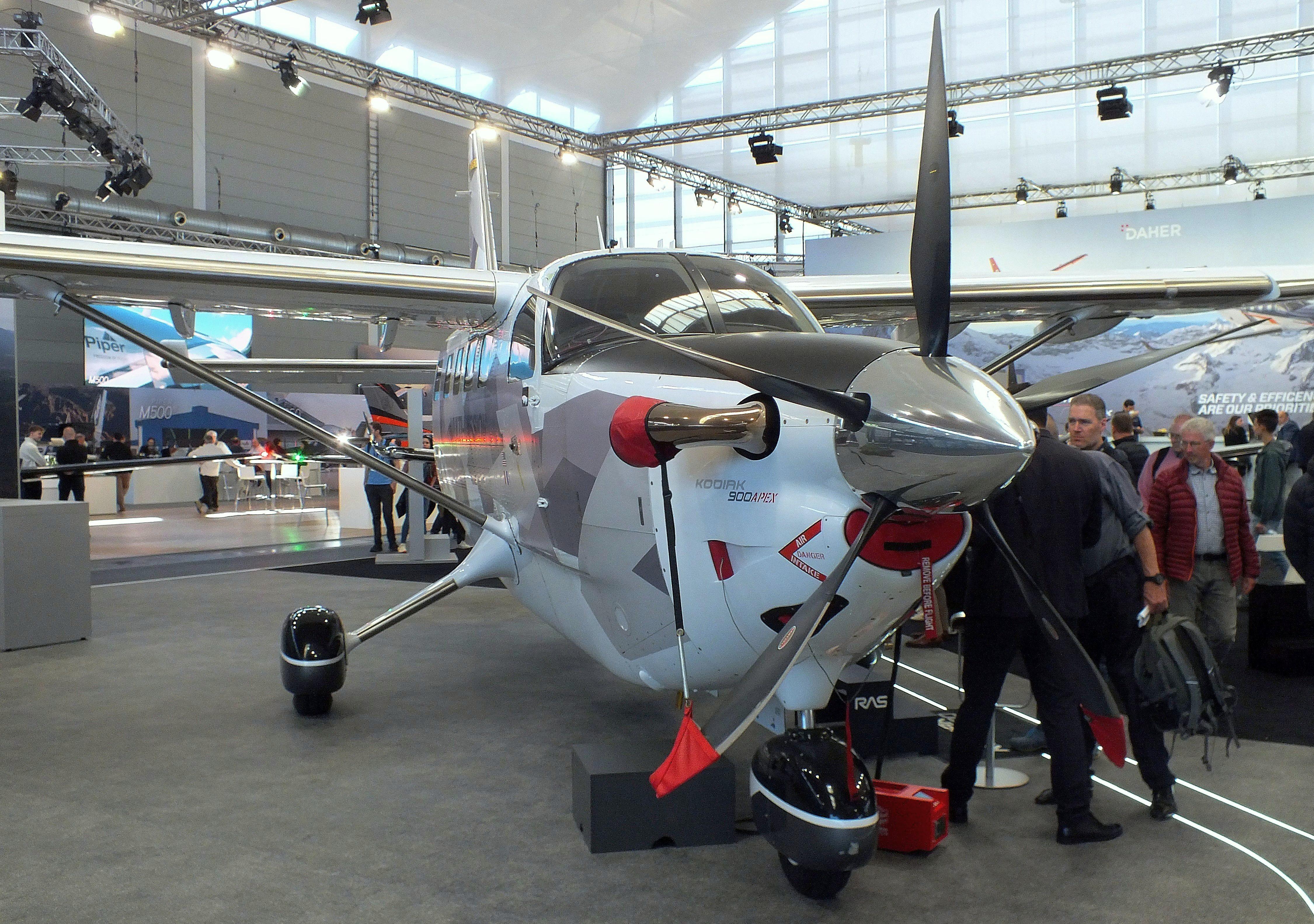 Aircraft N900KX, Daher Kodiak 900 APEX Multi-Mission at the AERO 2026, Friedrichshafen, at EDNY, photo by iwarnecke