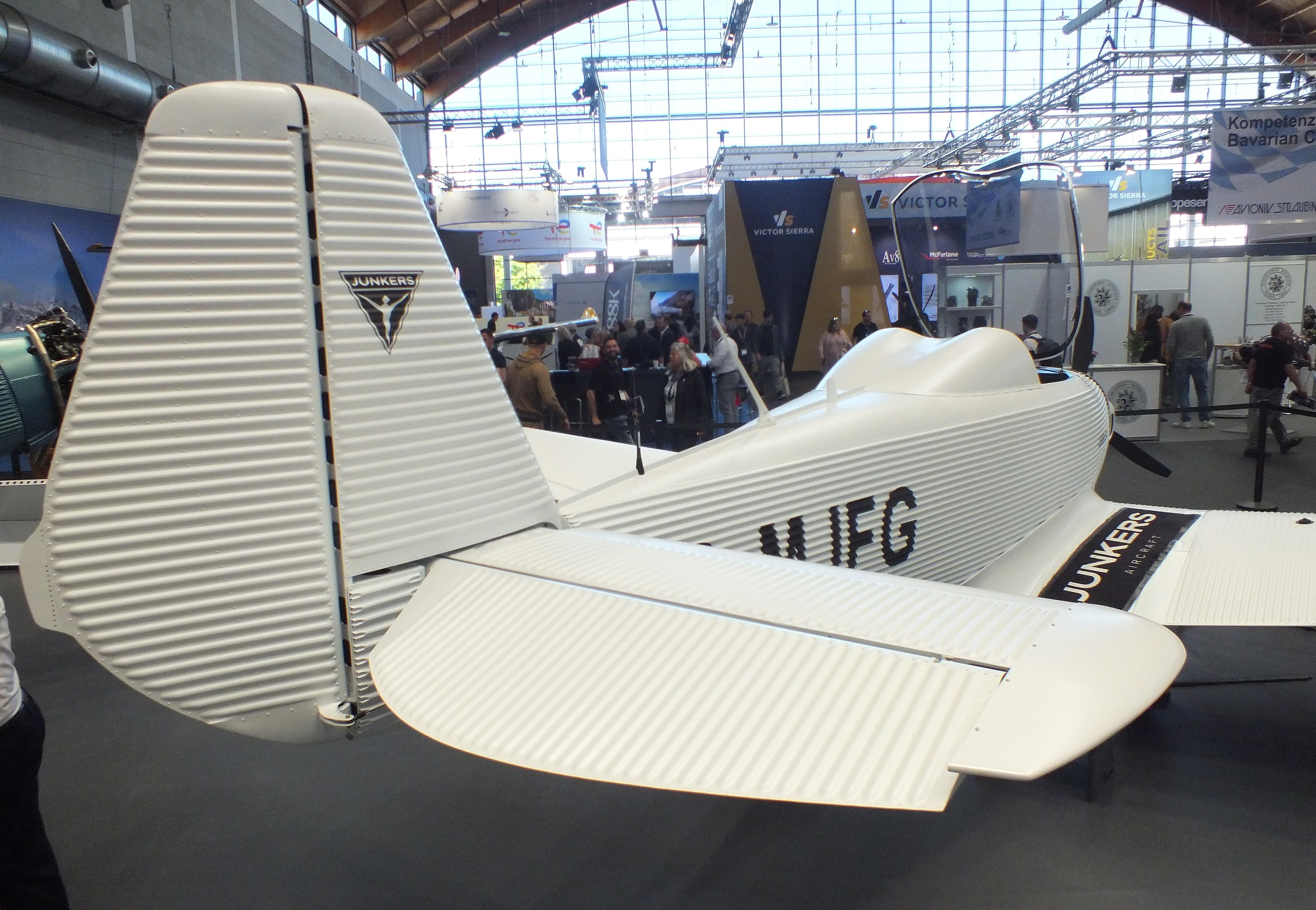 Aircraft D-MJFG, Junkers Flugzeugwerke A60 at the AERO 2026, Friedrichshafen, at EDNY, photo by iwarnecke