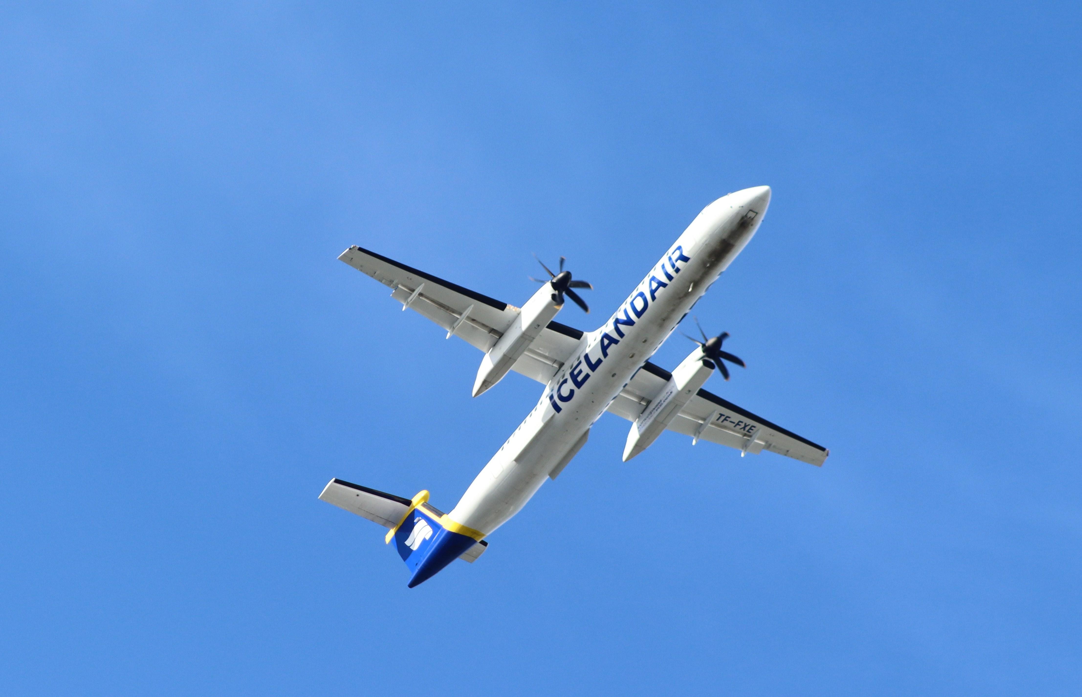 Aircraft TF-FXE, DHC-8-402, at BIRK, photo by MarkPasqualino