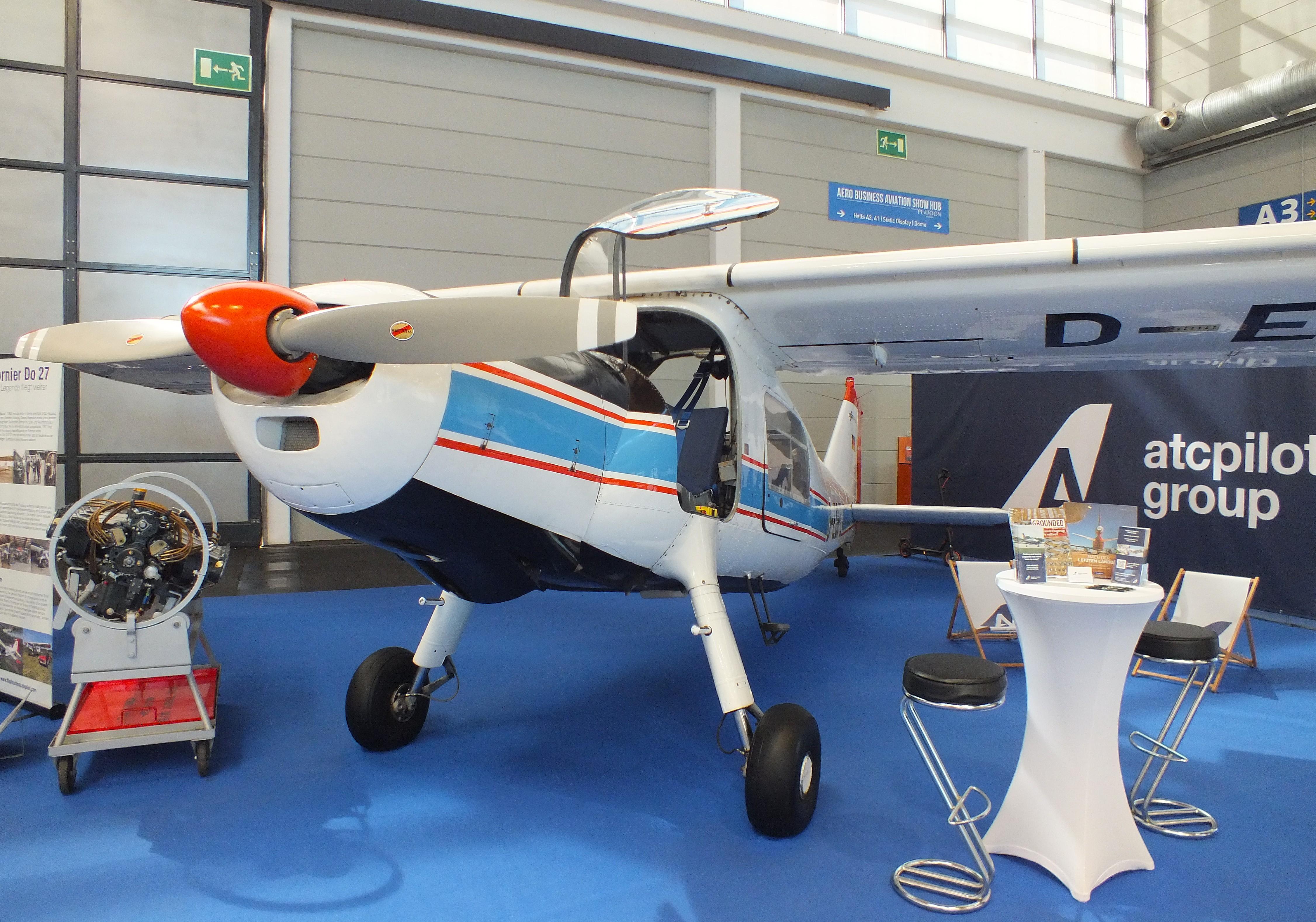 Aircraft D-EDFL, Dornier Do 27A-1 at the AERO 2026, Friedrichshafen, at EDNY, photo by iwarnecke