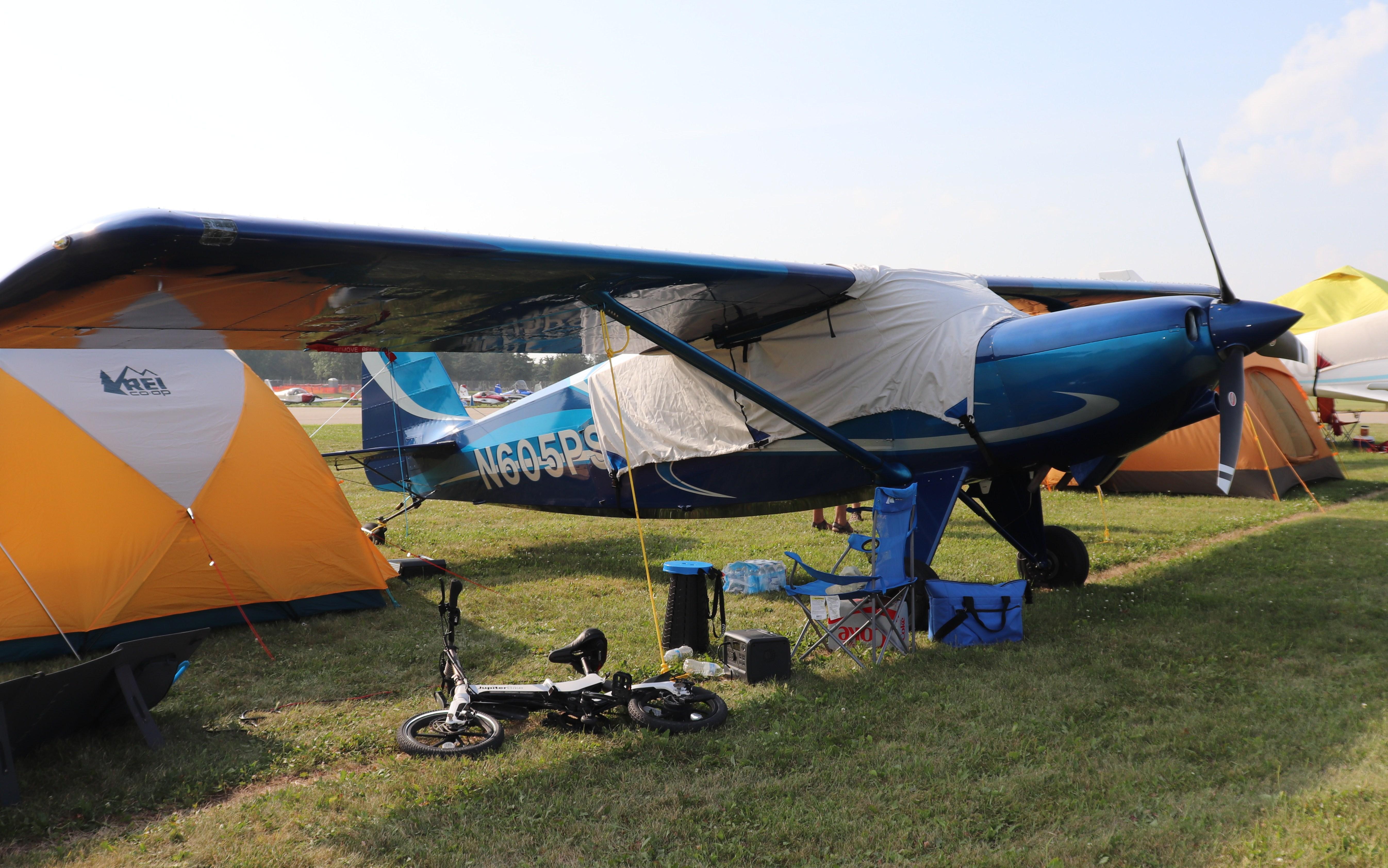 Aircraft N605PS, Bearhawk Model 5, at KOSH, photo by MarkPasqualino