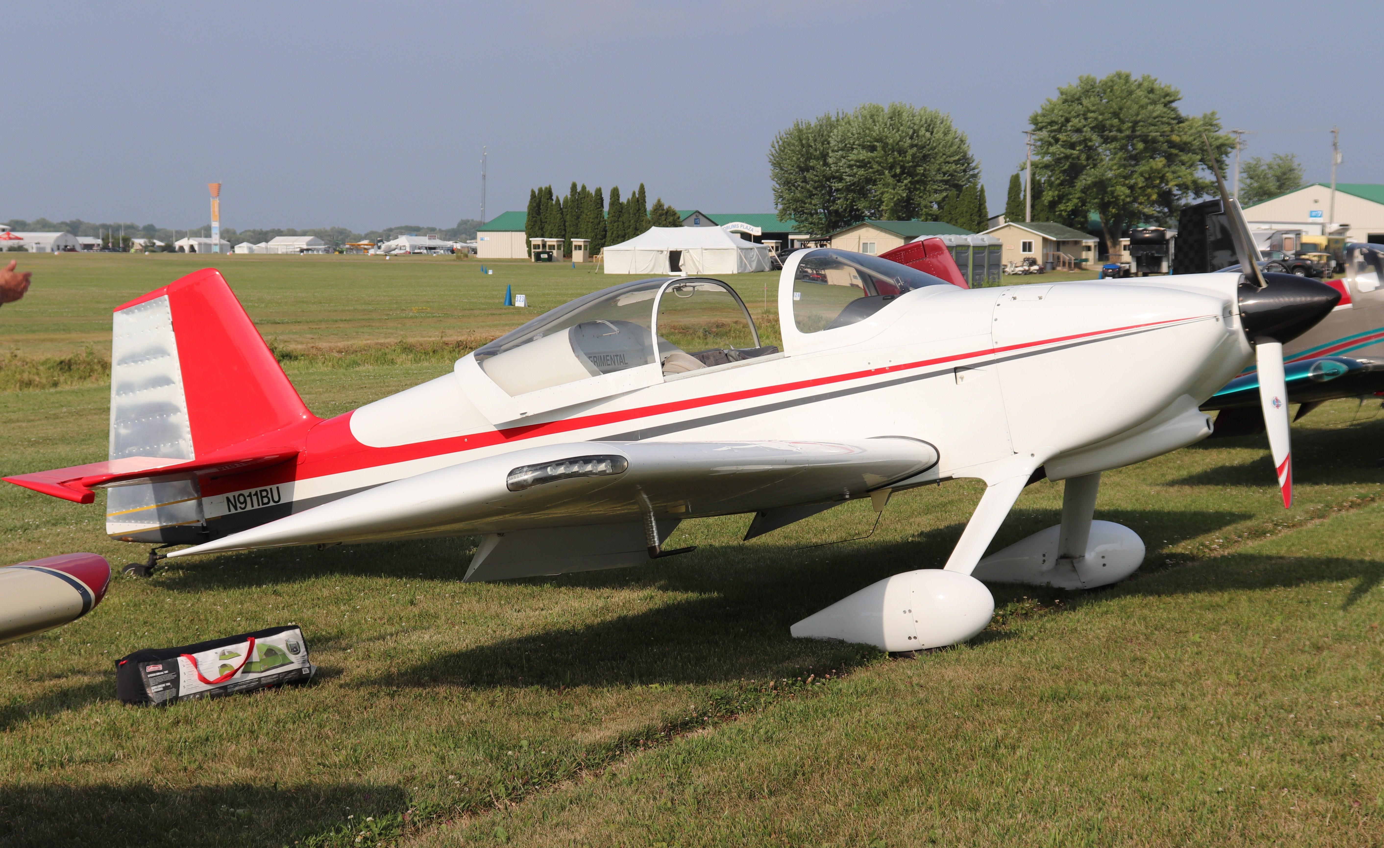 Aircraft N911BU, Vans RV-6, at KOSH, photo by MarkPasqualino