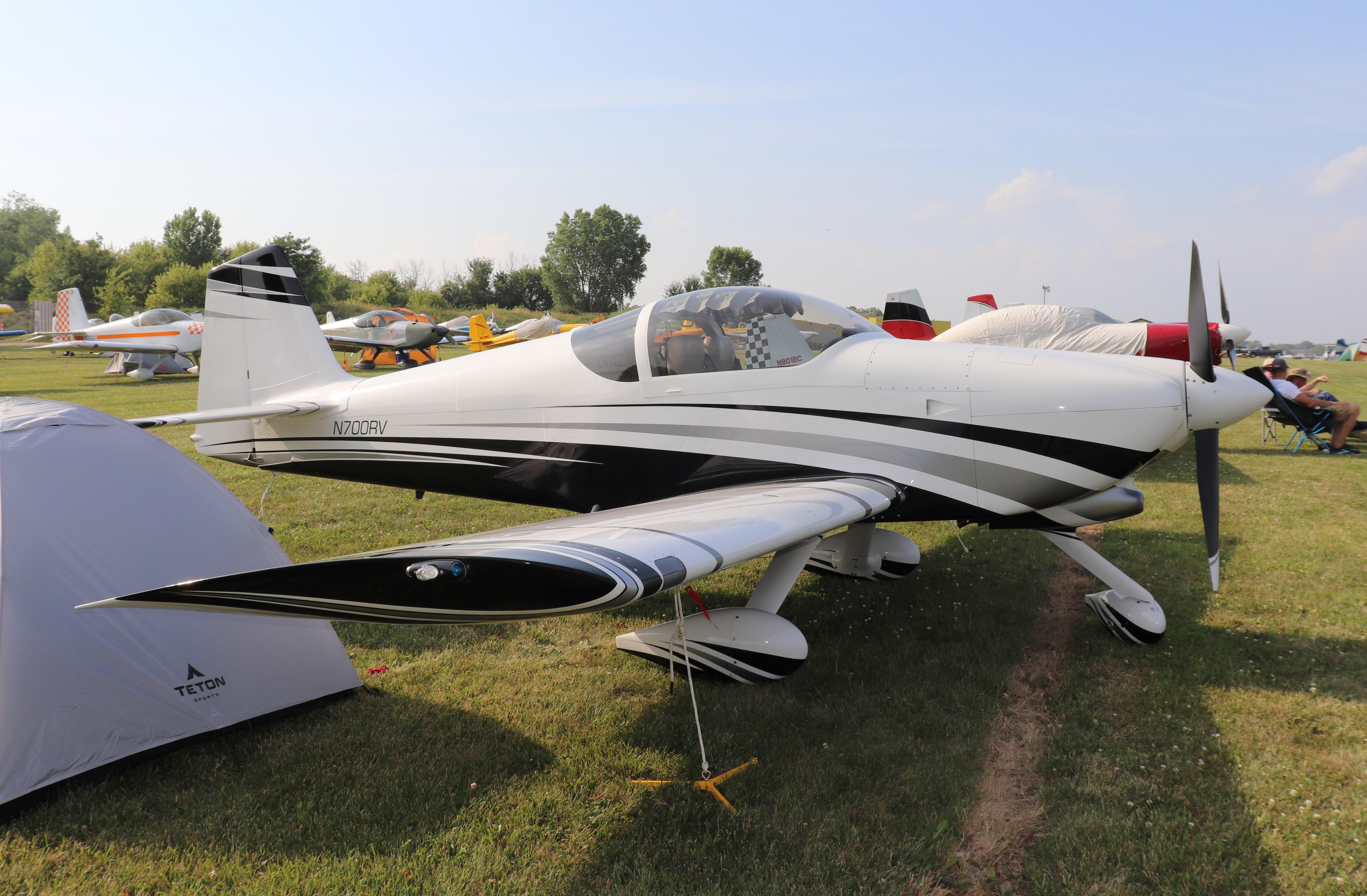 Aircraft N700RV, Vans RV-6A, at KOSH, photo by MarkPasqualino