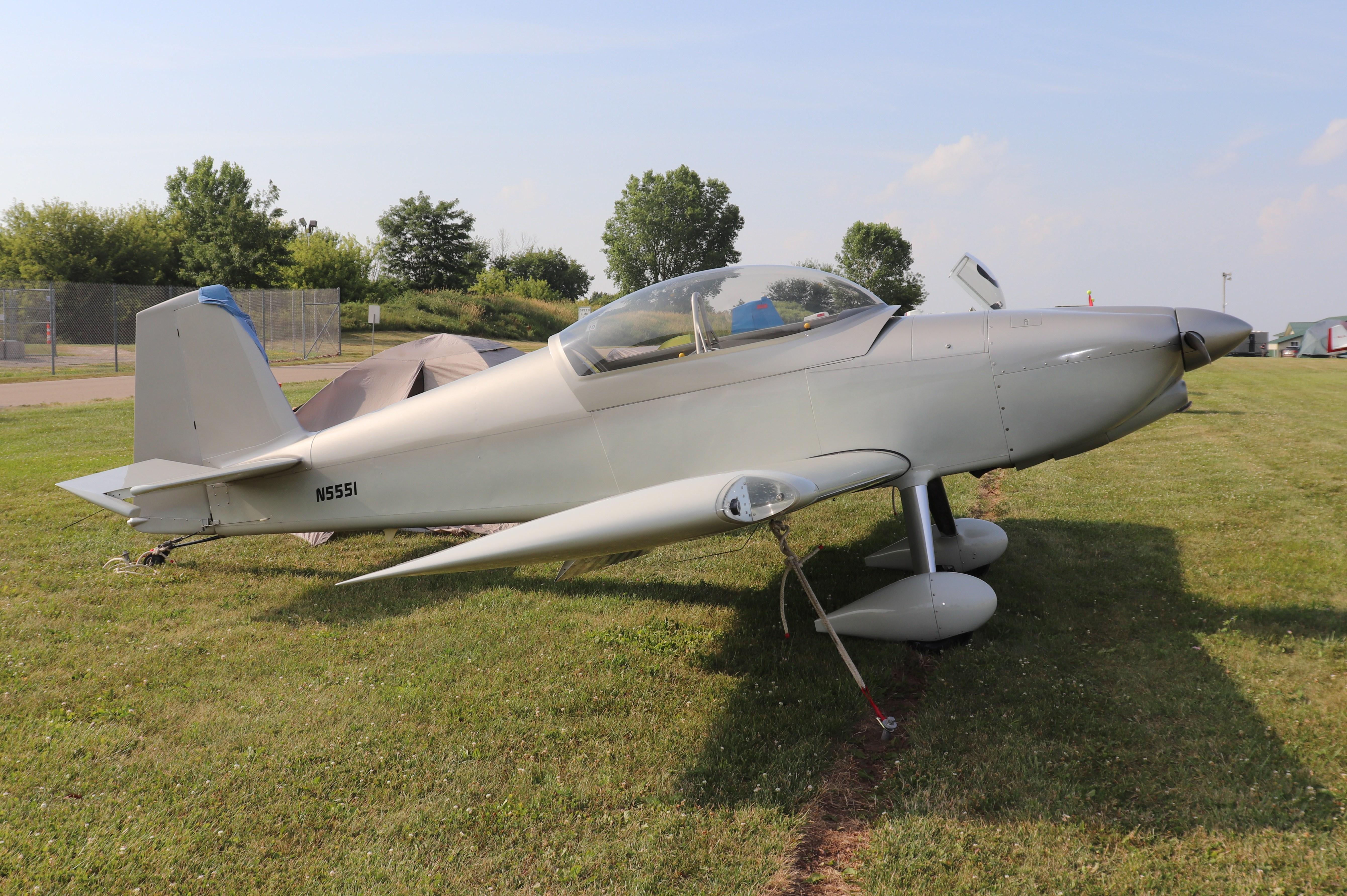 Aircraft N5551, Vans RV-8, at KOSH, photo by MarkPasqualino