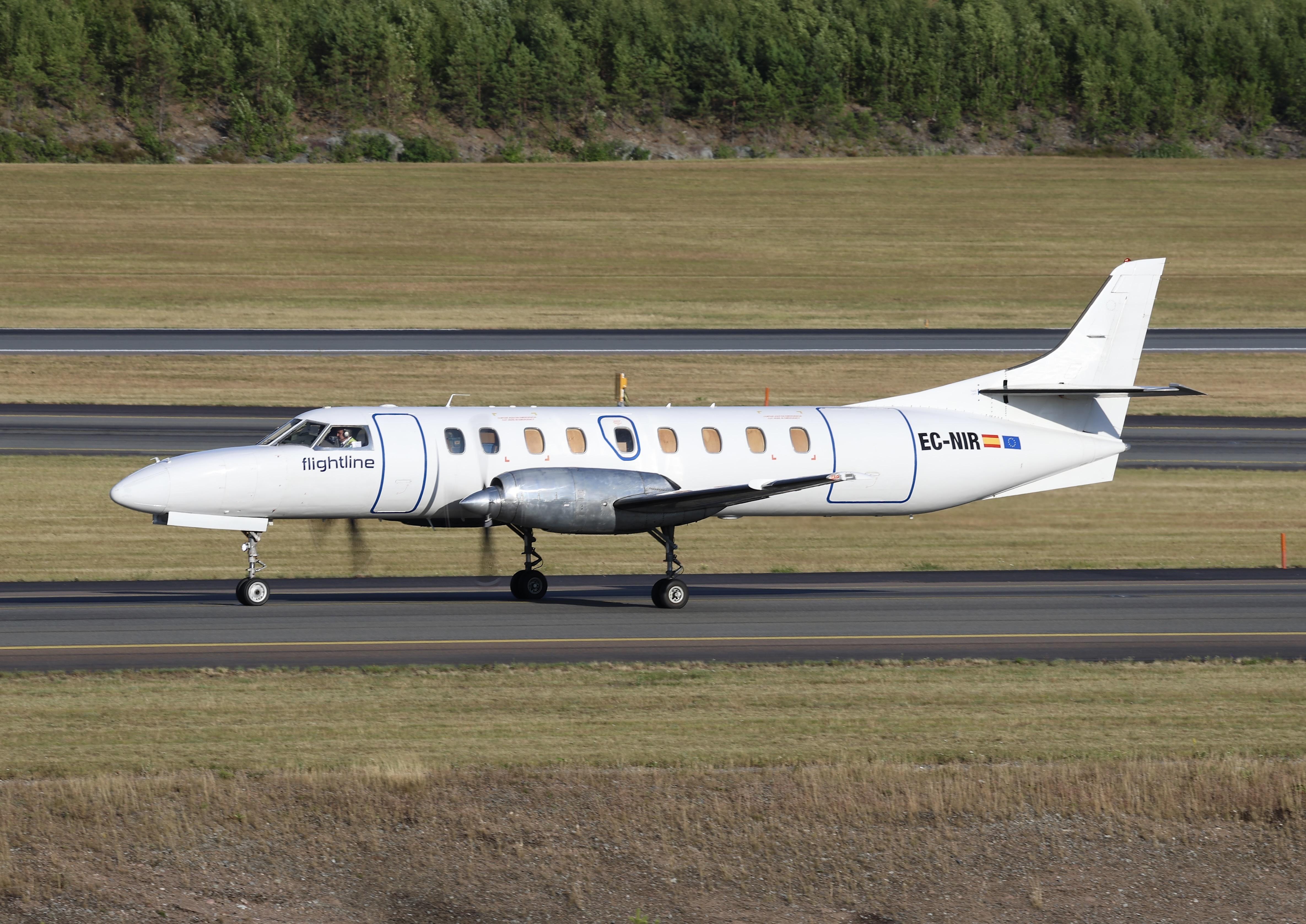 Aircraft EC-NIR, Twy W, at ESSA, photo by wijken