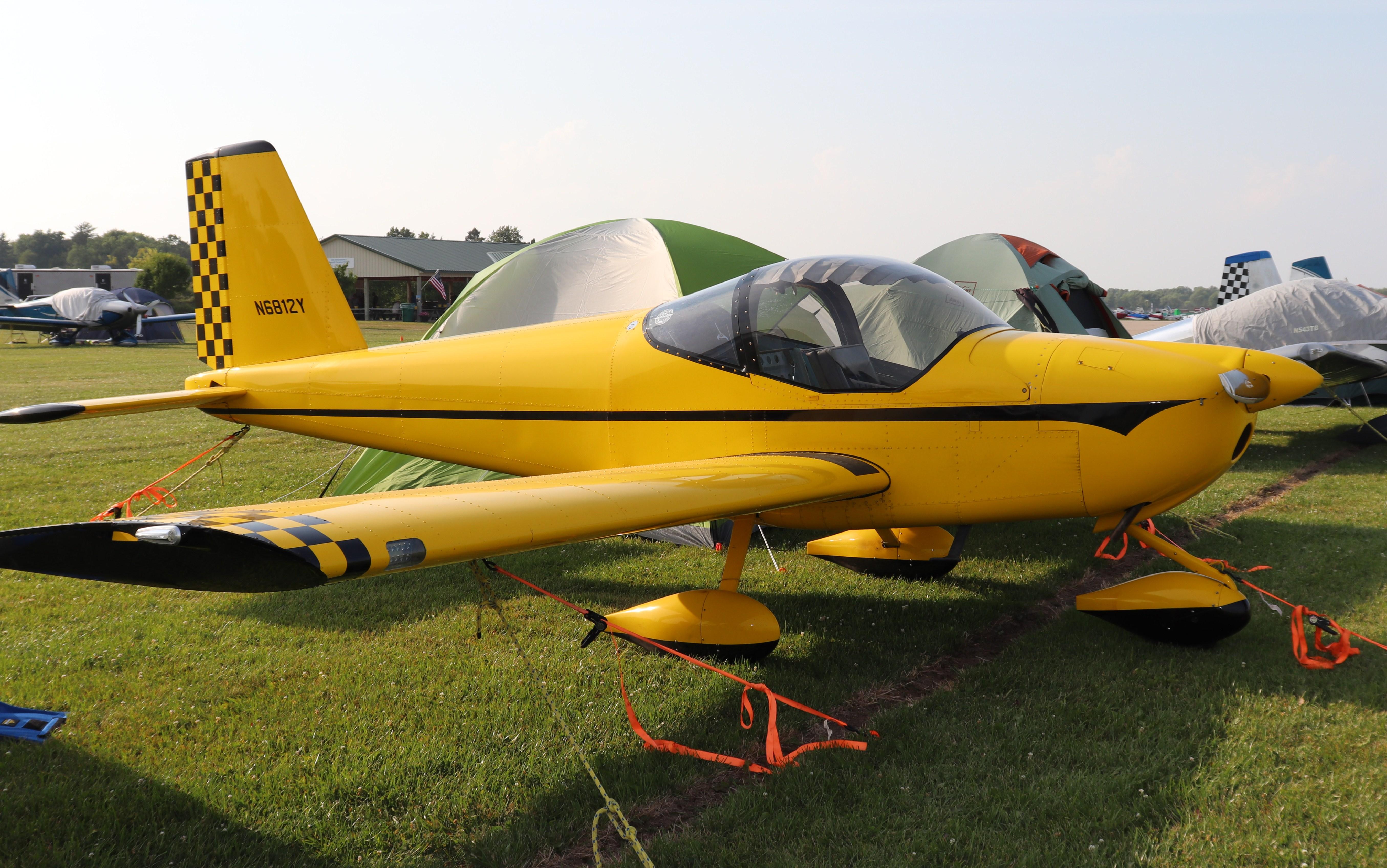 Aircraft N6812Y, Vans RV-12, at KOSH, photo by MarkPasqualino