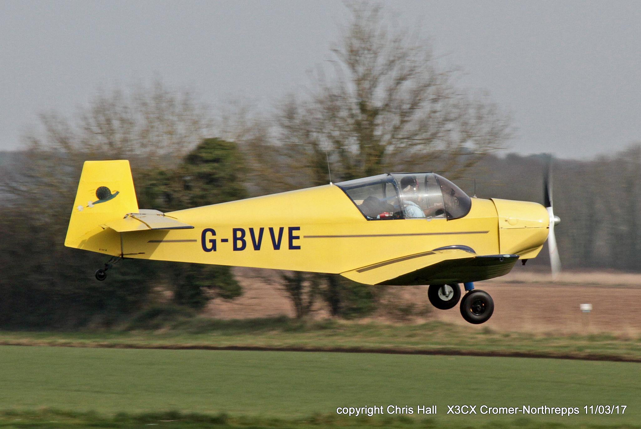 G-BVVE @ X3CX - Northrepps, 11/03/17 - by Chris Hall