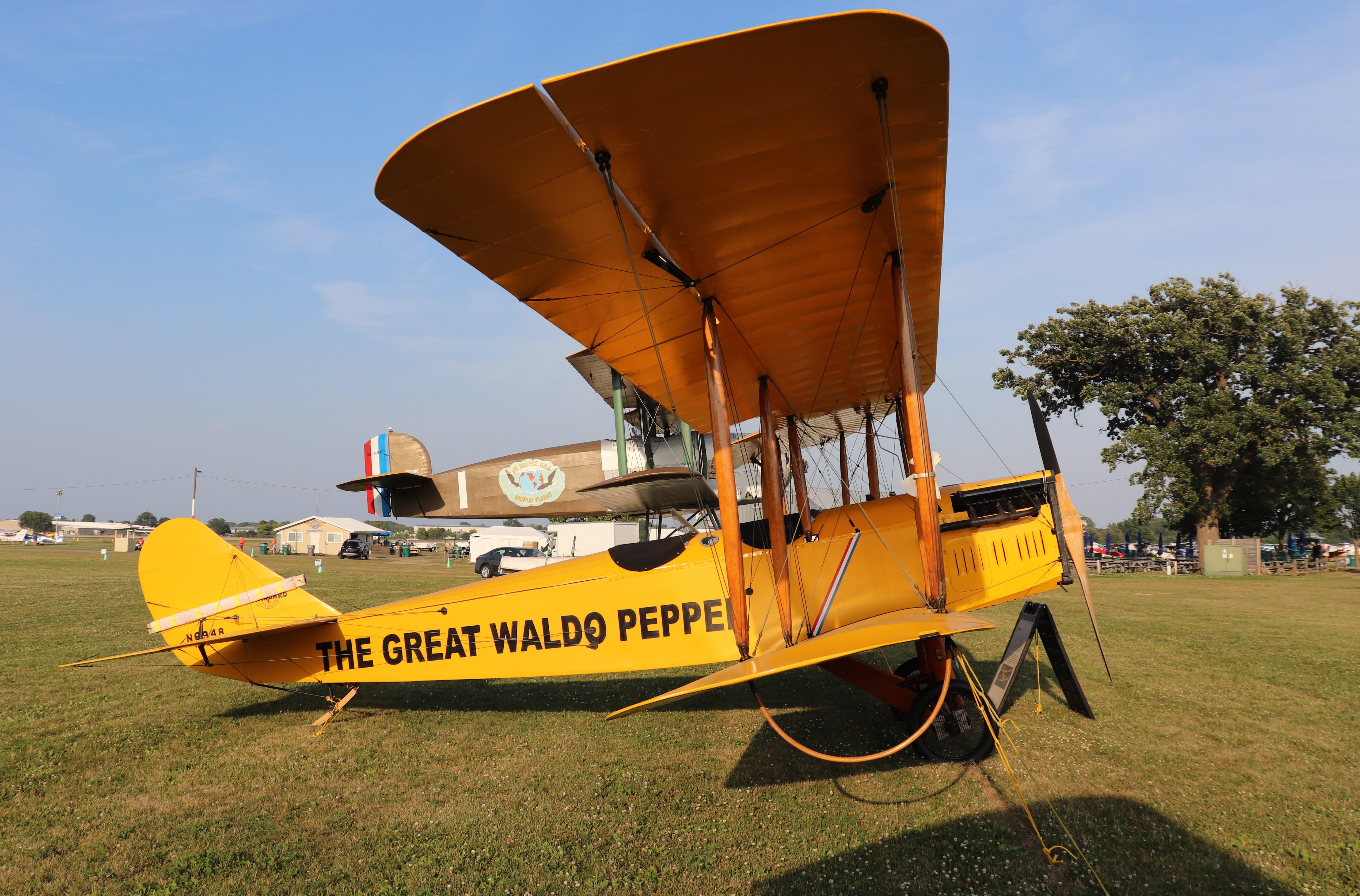 Aircraft N6948, Standard J-1, at KOSH, photo by MarkPasqualino