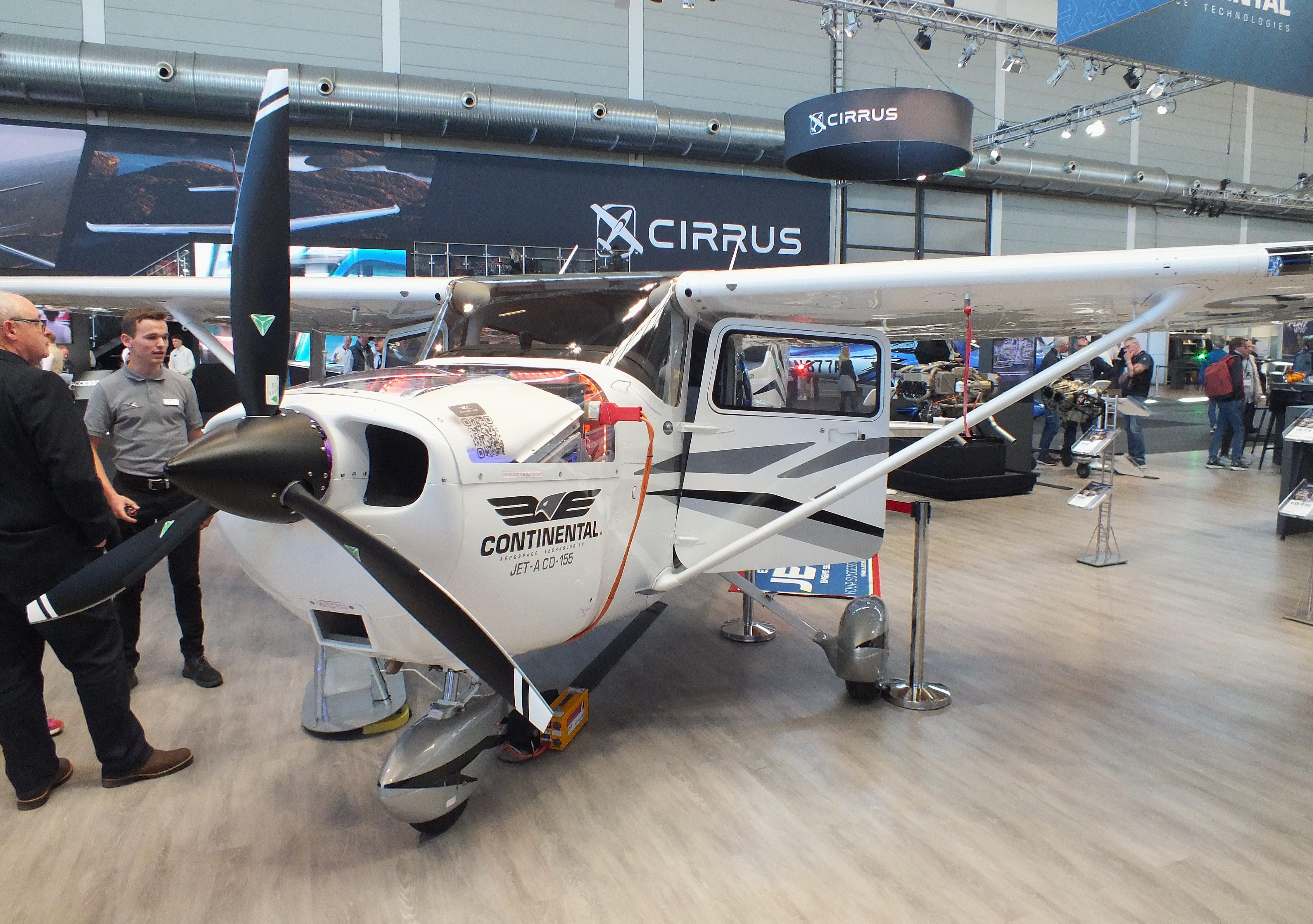 Aircraft S5-DKX, Cessna 172S with Thielert (Continental CD-155) diesel engine at the AERO 2026, Friedrichshafen, at EDNY, photo by iwarnecke