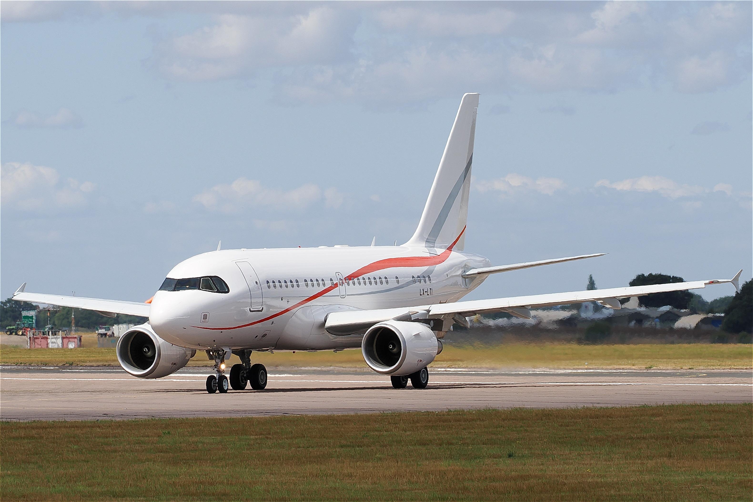 Aircraft LX-LTI, Departing from Norwich., at EGSH, photo by Graham Reeve