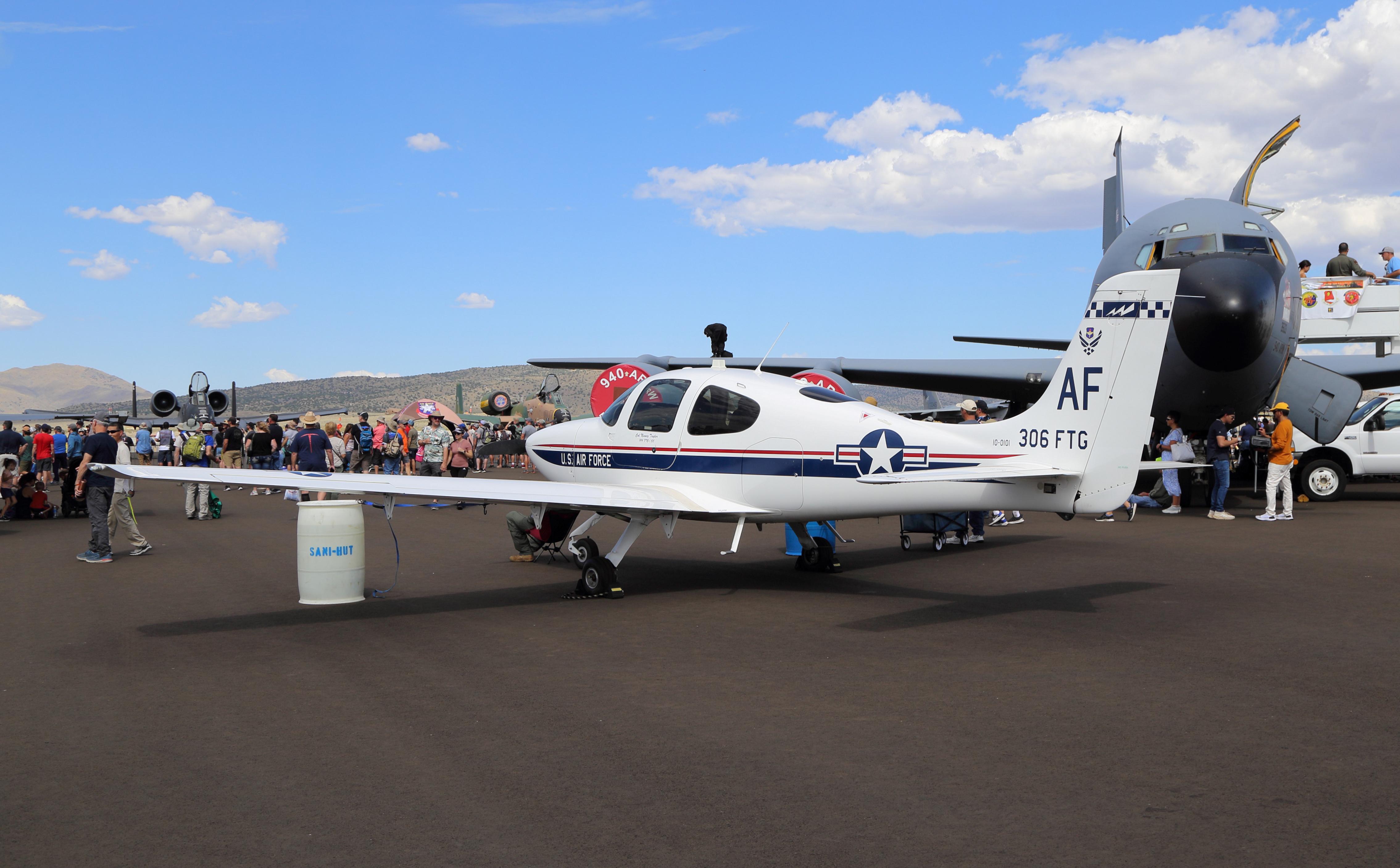 Aircraft 10-0101, 2023 air races, at RTS, photo by Olivier Cortot