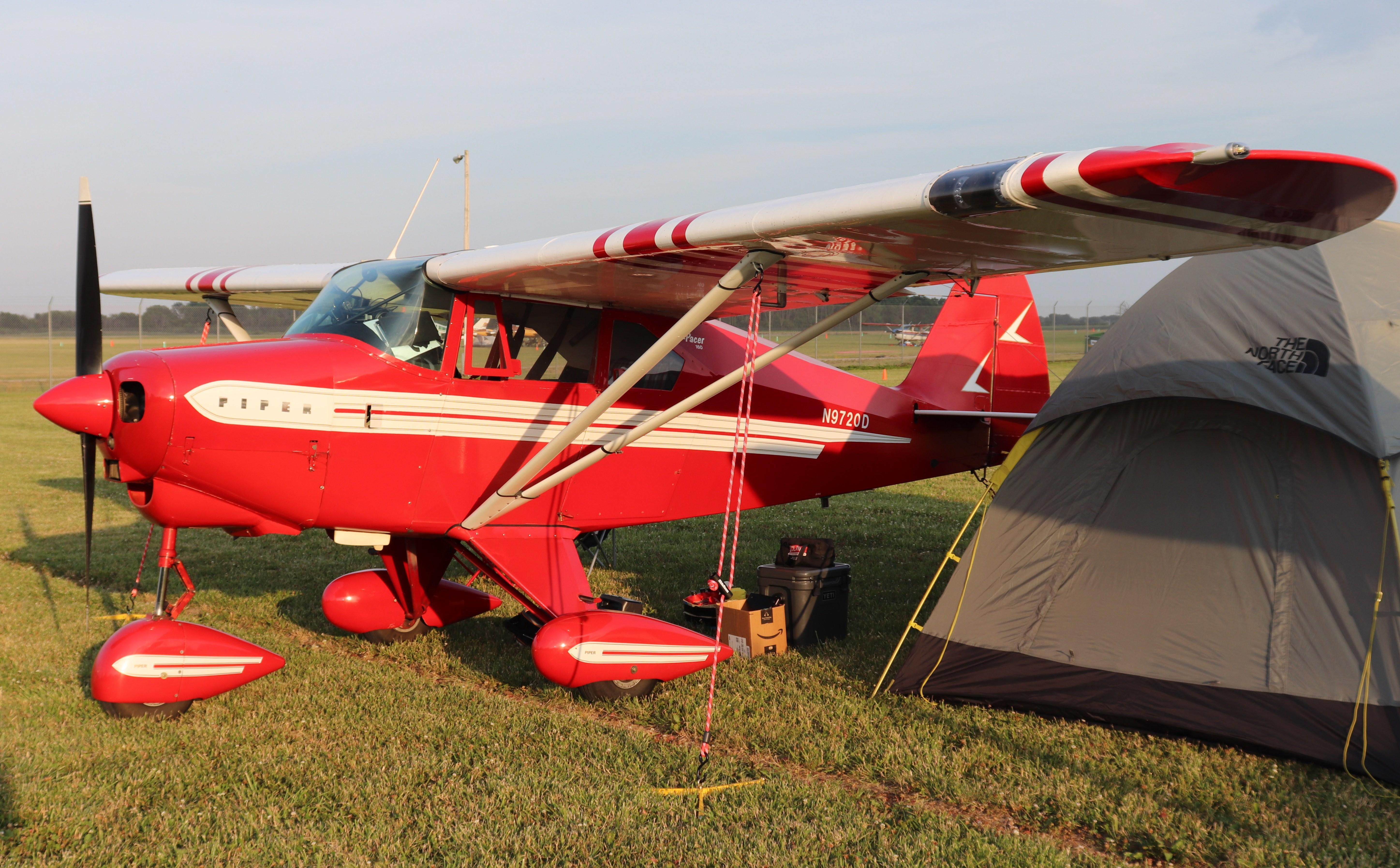 Aircraft N9720D, Piper PA-22-160, at KOSH, photo by MarkPasqualino