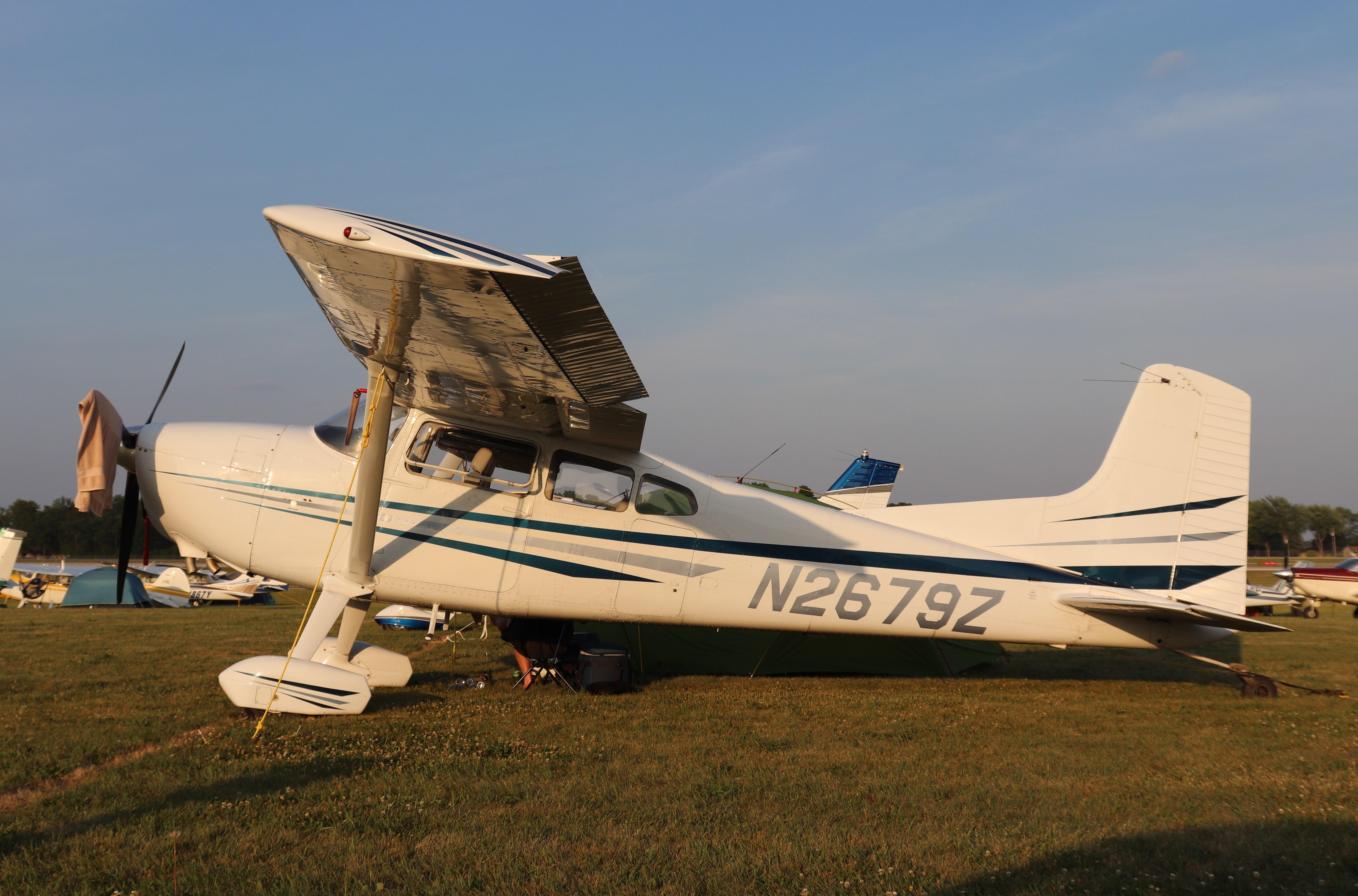 Aircraft N2679Z, Cessna 185C, at KOSH, photo by MarkPasqualino