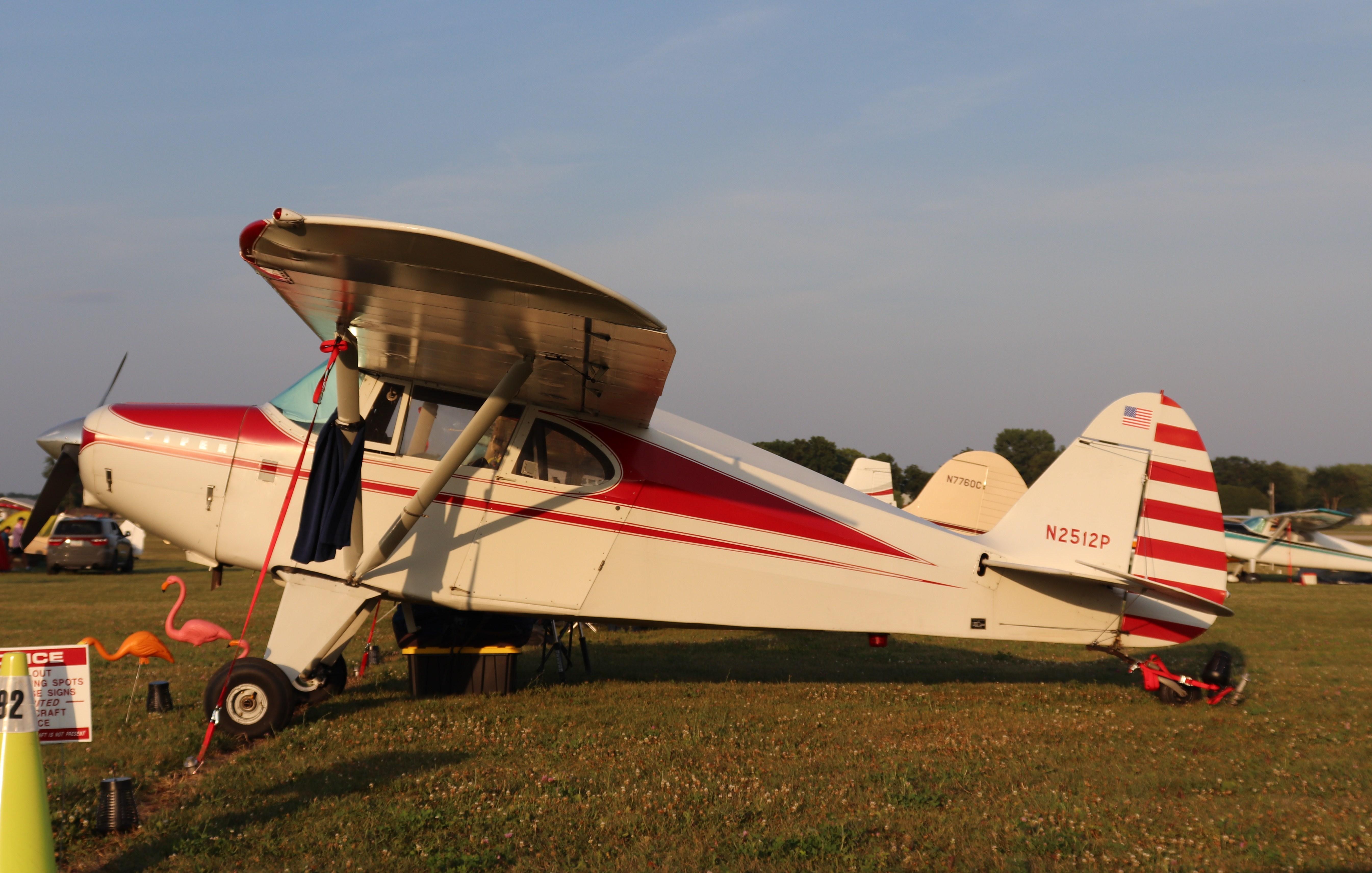 Aircraft N2512P, Piper PA-22-150, at KOSH, photo by MarkPasqualino