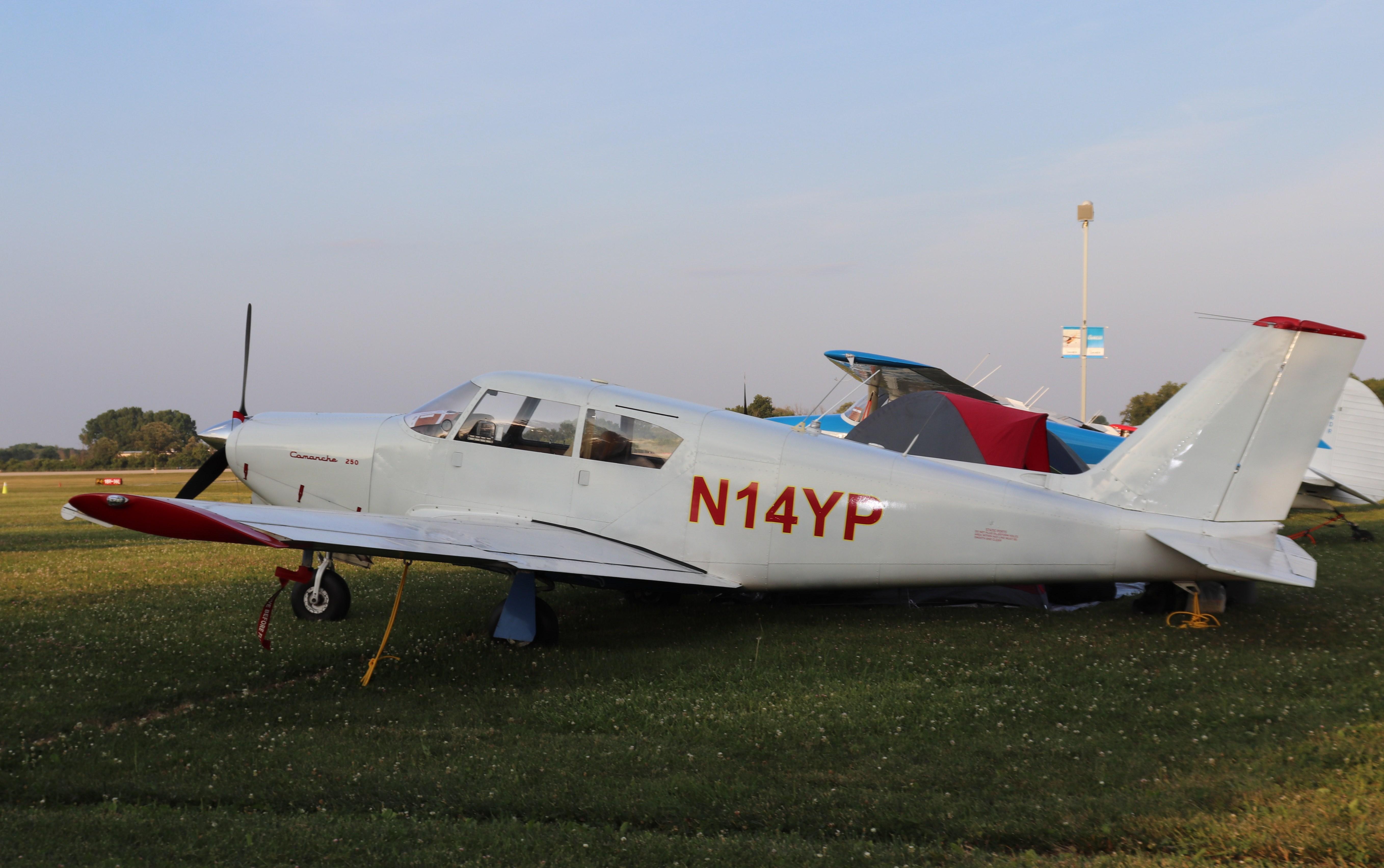 Aircraft N14YP, Piper PA-24-250, at KOSH, photo by MarkPasqualino