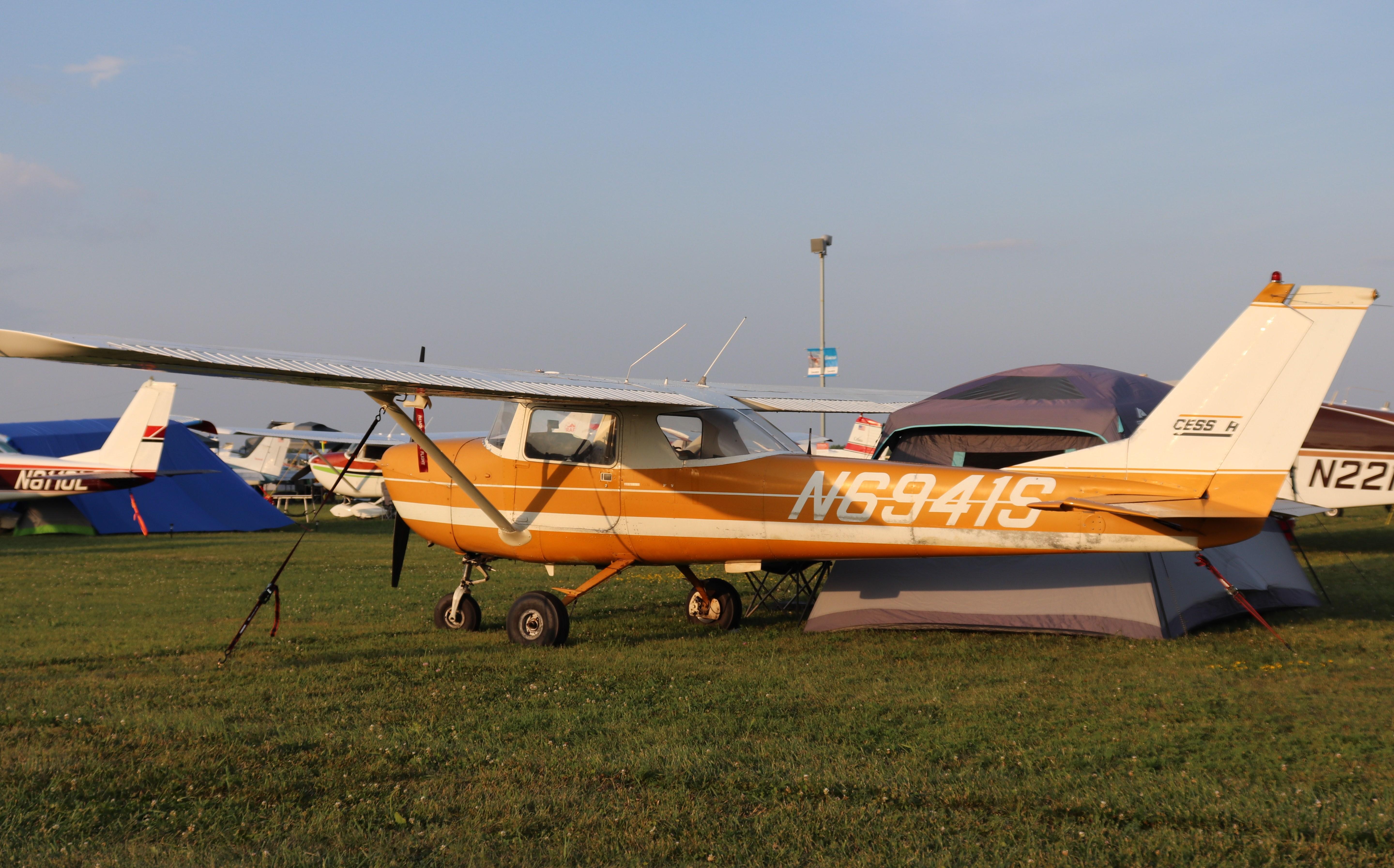 Aircraft N6941S, Cessna 150H, at KOSH, photo by MarkPasqualino