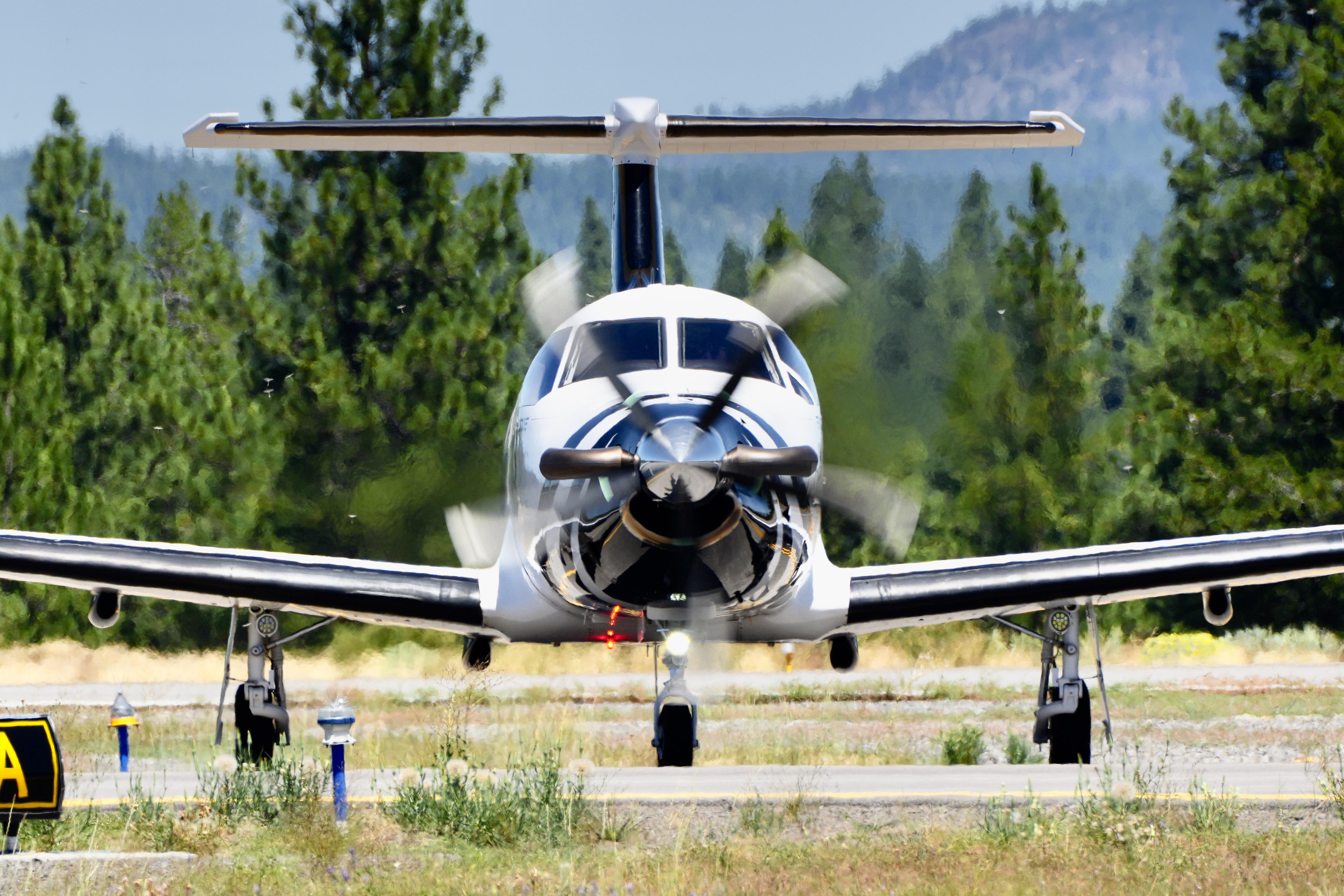 Aircraft N769EB, Truckee Tahoe airport in California 2026, at KTRK, photo by ClaytonEddy