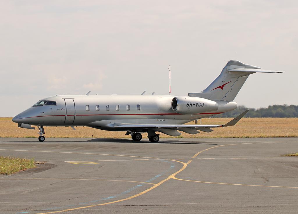 Aircraft 9H-VCJ, Taxiing for departure..., at LFBH, photo by Shunn311