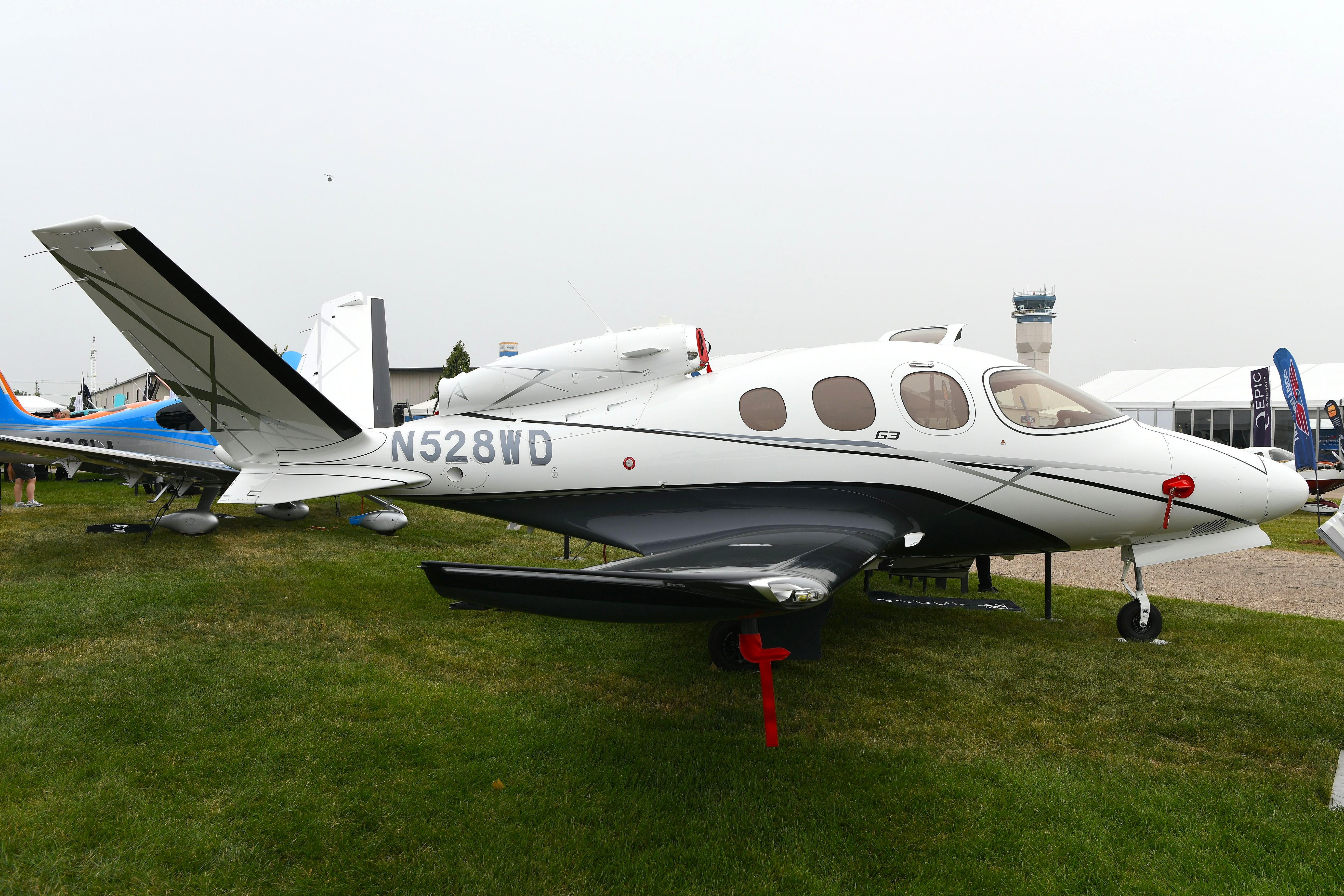 Aircraft N528WD, Valair SF50, at KOSH, photo by FerryPNL