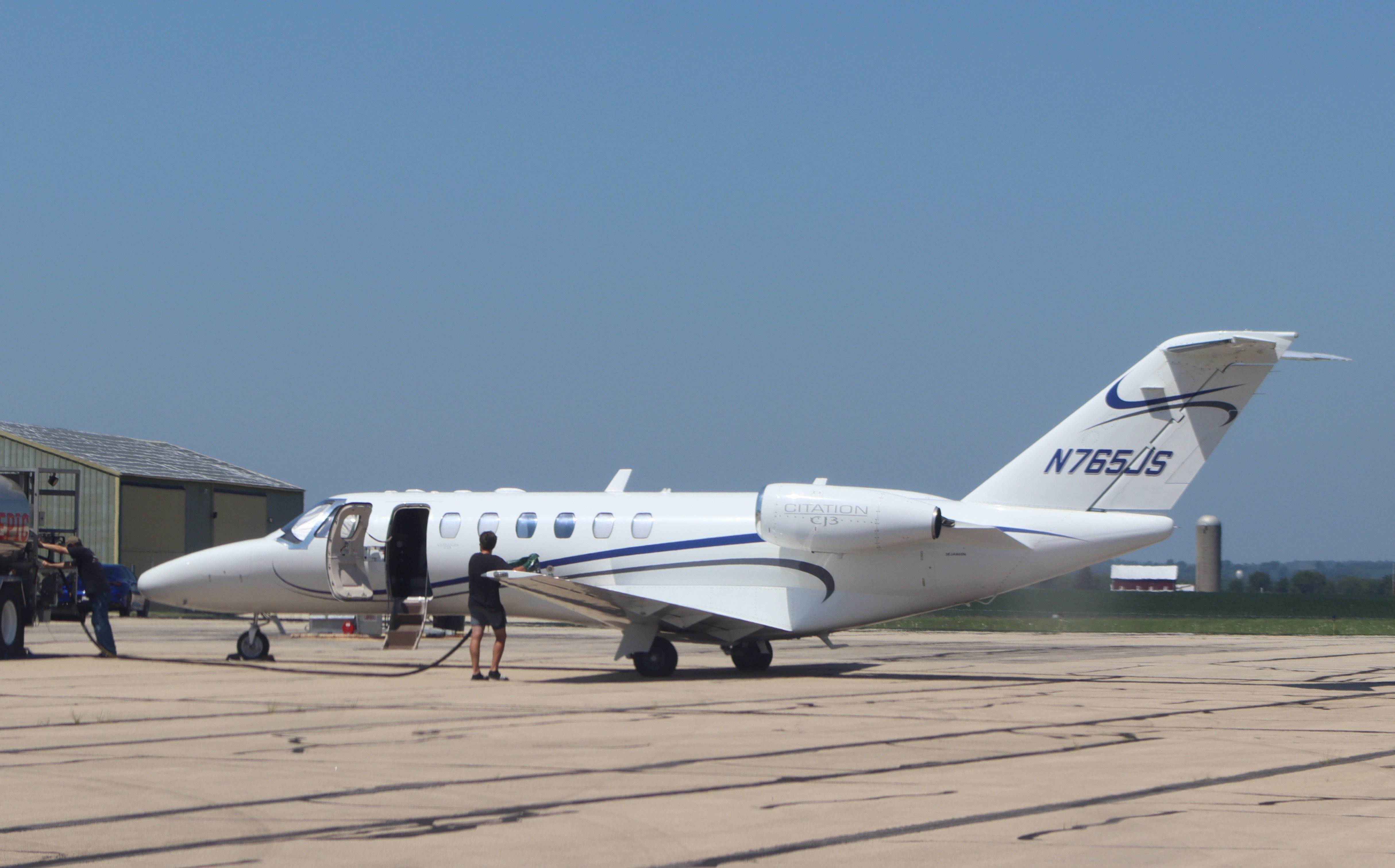 Aircraft N765JS, Cessna 525B, at KFEP, photo by MarkPasqualino