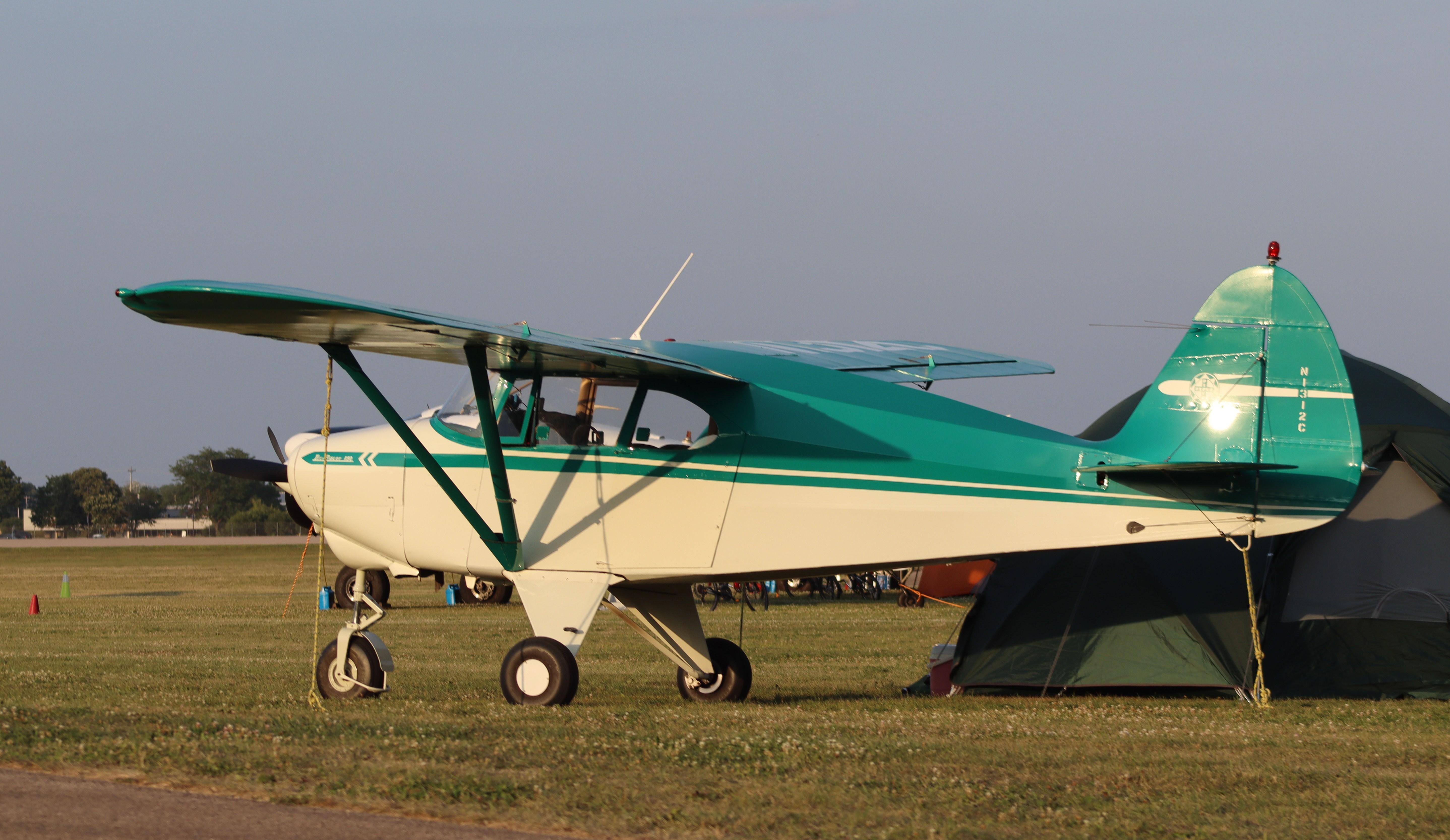 Aircraft N1312C, Piper PA-22-135, at KOSH, photo by MarkPasqualino