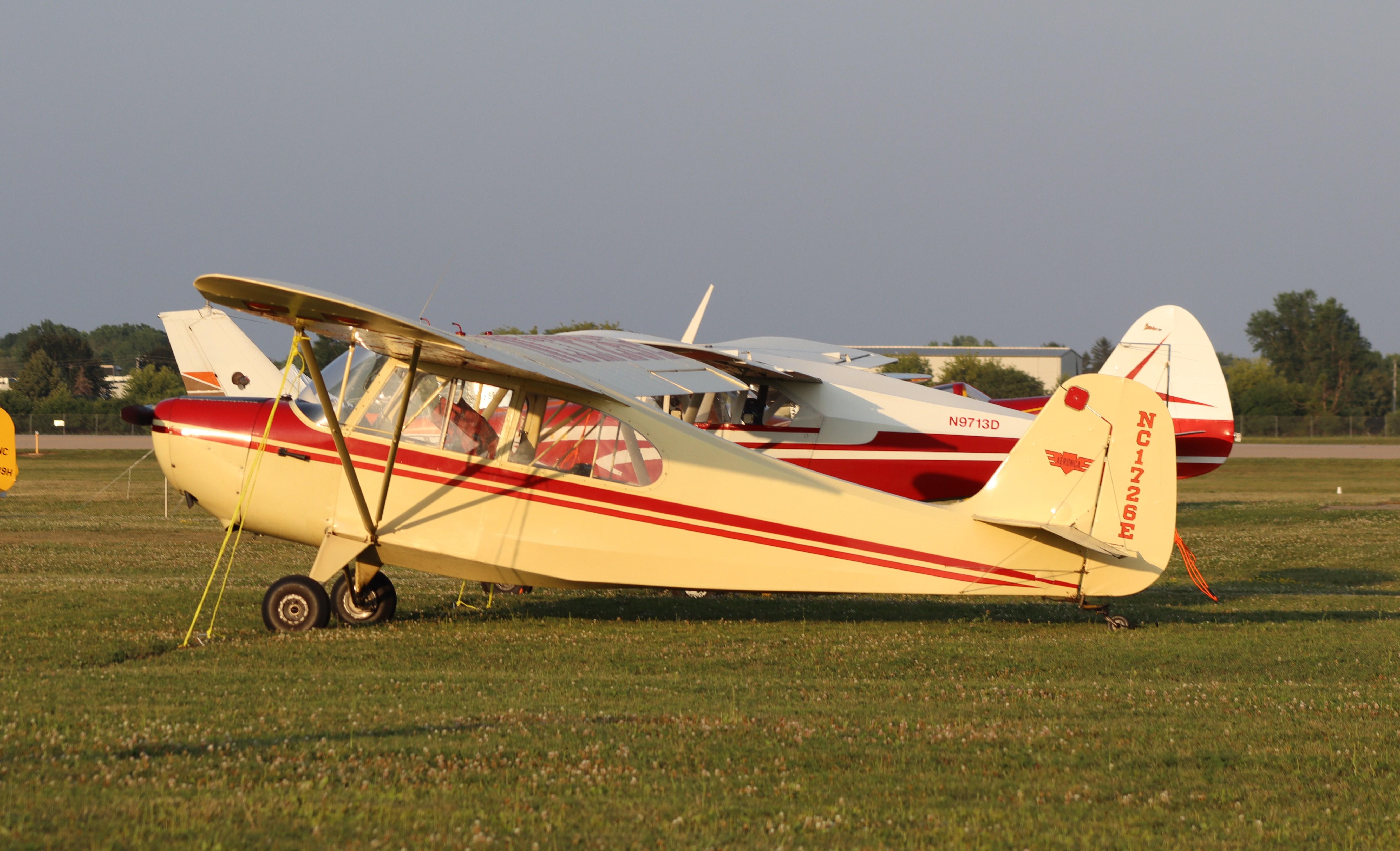 Aircraft N1726E, Aeronca 7AC, at KOSH, photo by MarkPasqualino