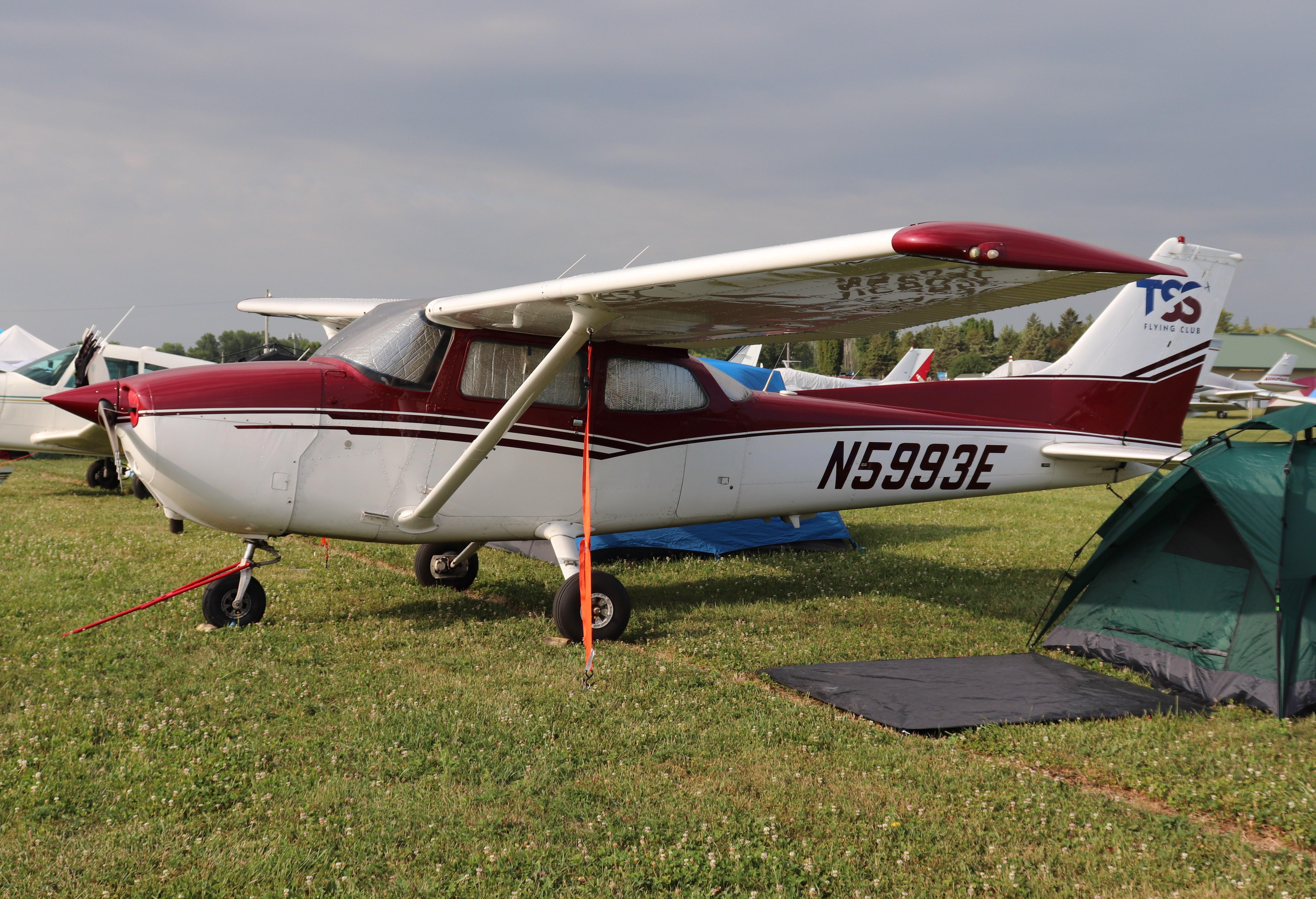 Aircraft N5993E, Cessna 172N, at KOSH, photo by MarkPasqualino