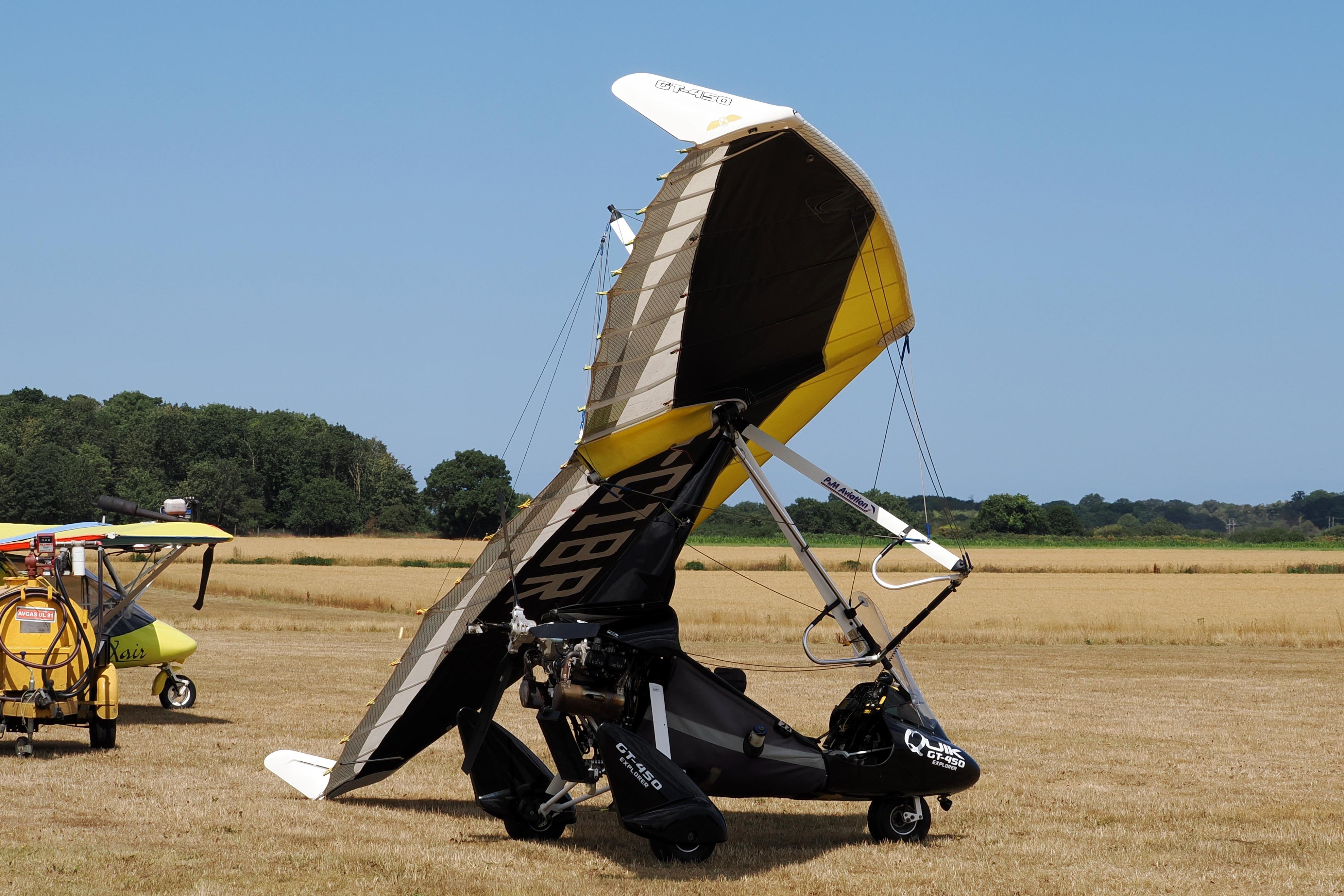 Aircraft G-CIBR, Parked at Northrepps., at X3CX, photo by Graham Reeve
