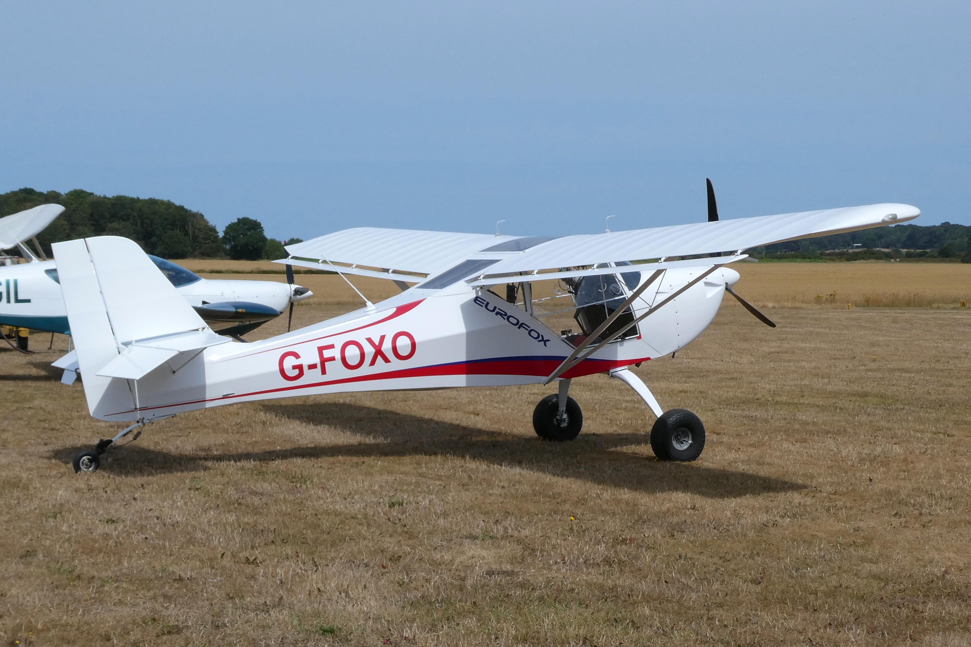 Aircraft G-FOXO, Parked at Northrepps., at X3CX, photo by Graham Reeve