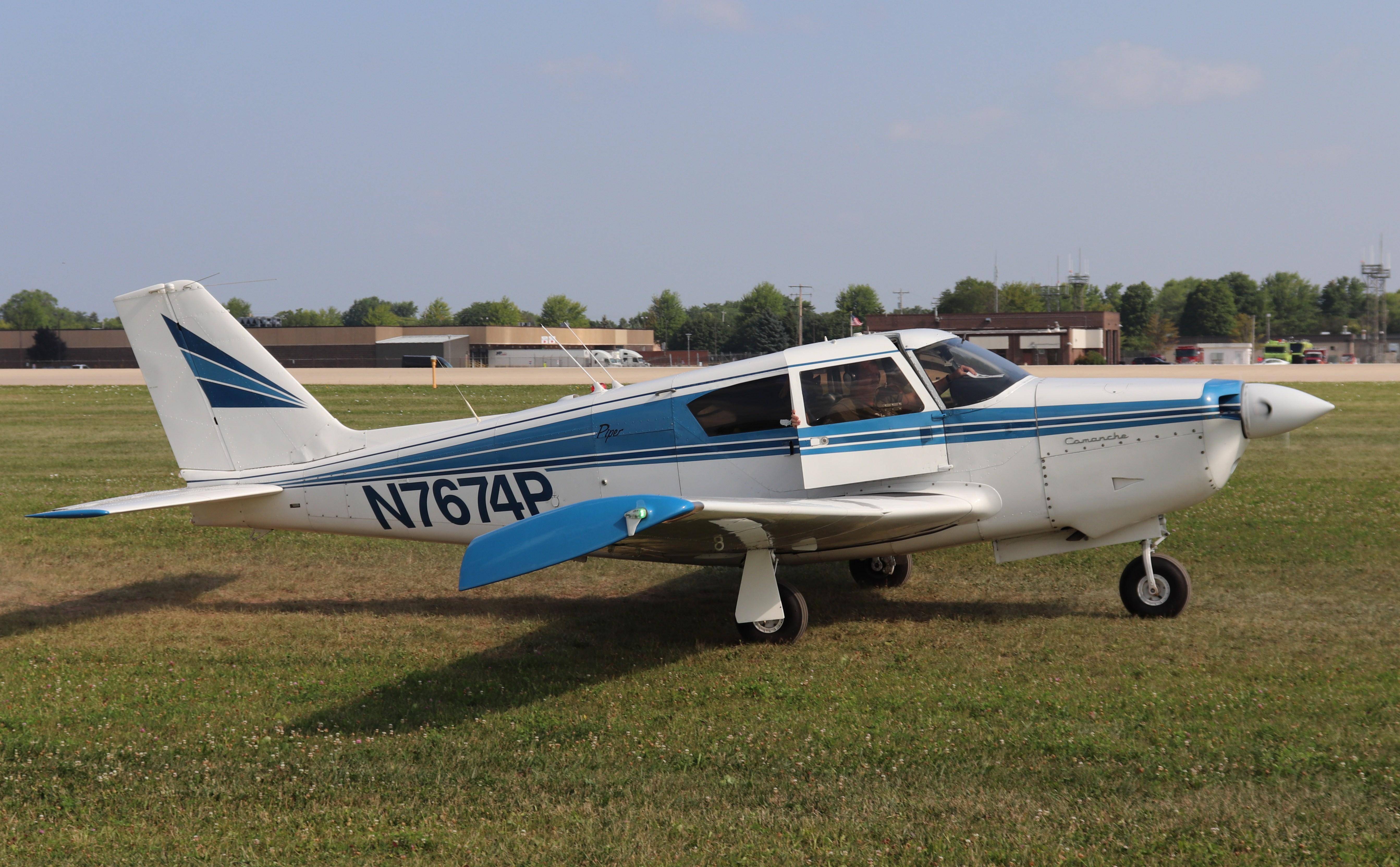 Aircraft N7674P, Piper PA-24, at KOSH, photo by MarkPasqualino