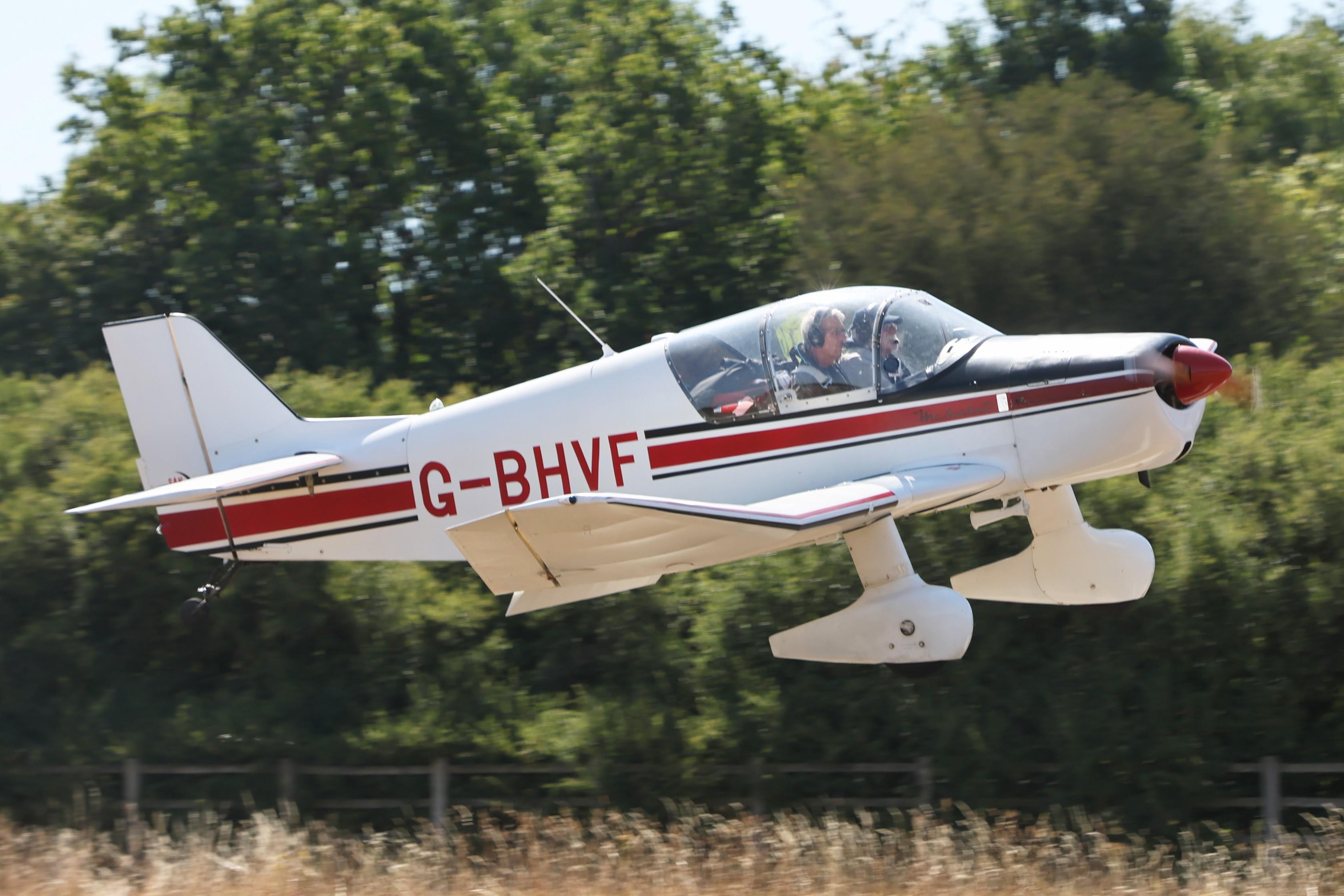 Aircraft G-BHVF, G-BHVF 1963 Societe Aeronautique Normande Jodel D150 Mascaret Jodel Fly In Popham, at EGHP, photo by PhilR