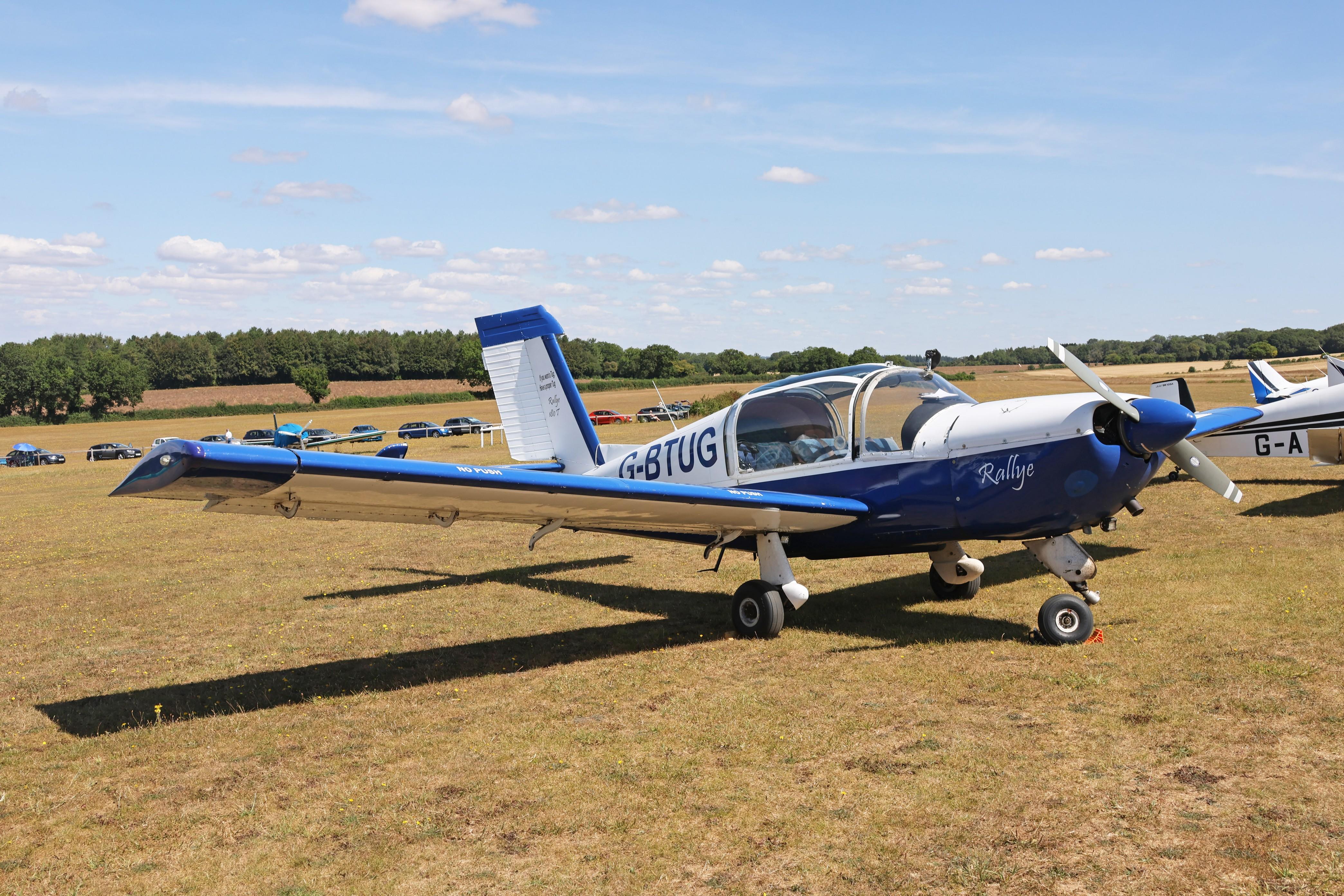 Aircraft G-BTUG, G-BTUG 1978 Societe De Construction D'Avions De Tourisme Et D'Affaires Morane Saulnier Rallye 180T Galerin Jodel Fly In Popham, at EGHP, photo by PhilR