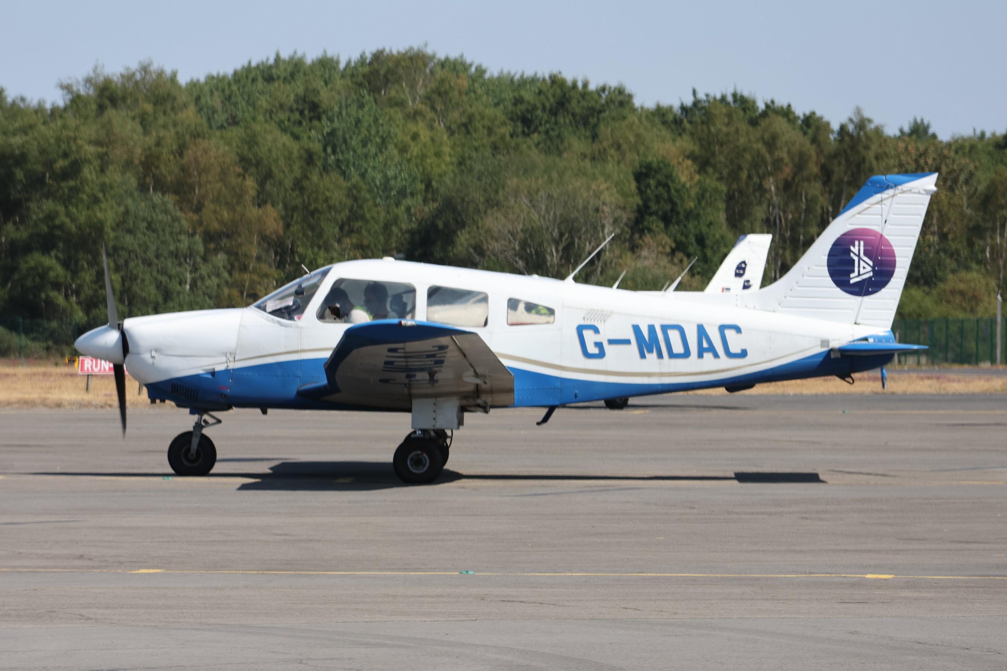 Aircraft G-MDAC, G-MDAC 1982 Piper PA-28-181 Cherokee Archer ll Blackbushe, at EGLK, photo by PhilR