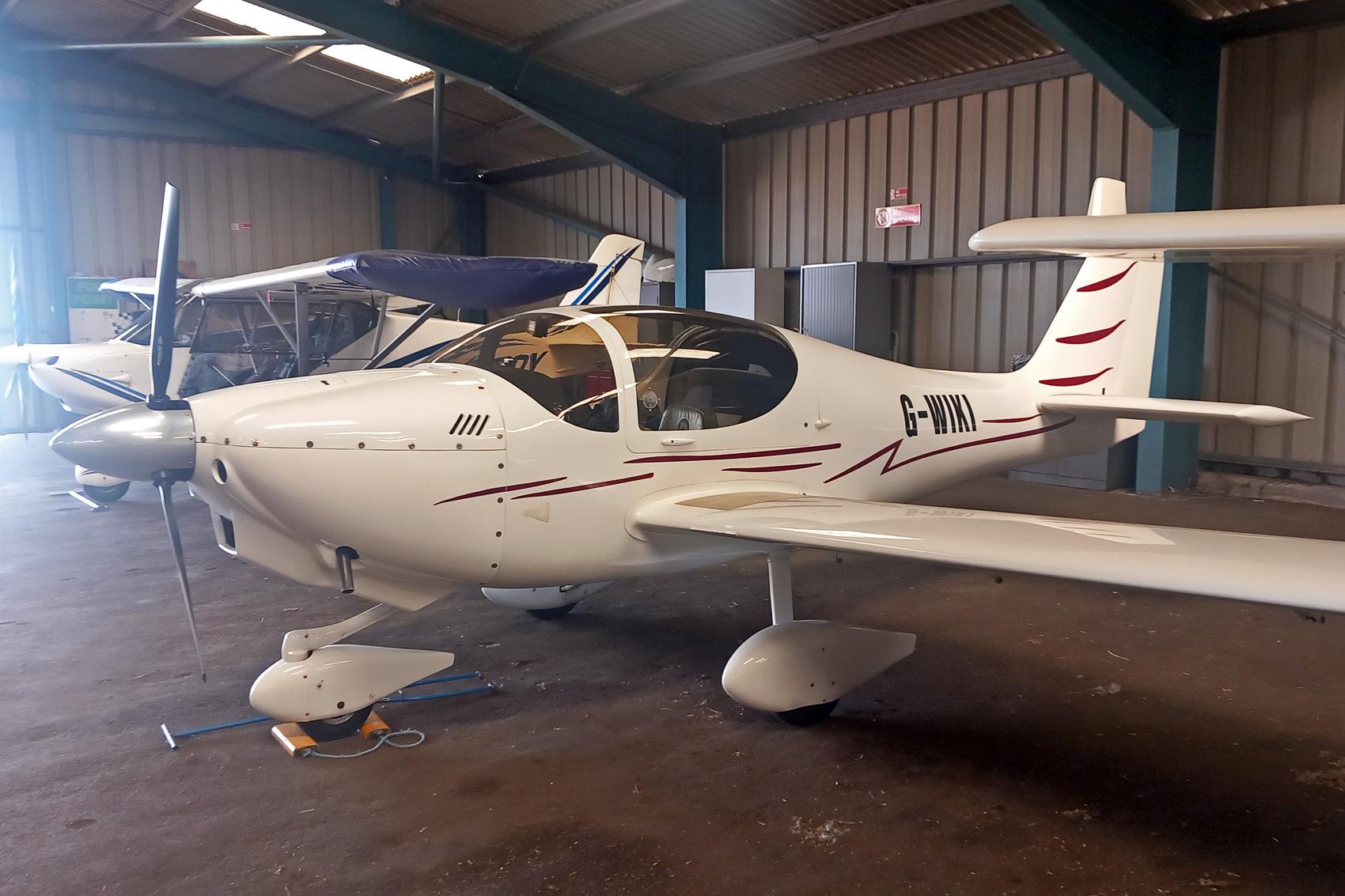 Aircraft G-WIKI, Sturgate 02/08/26, at EGCS, photo by Chris Hall