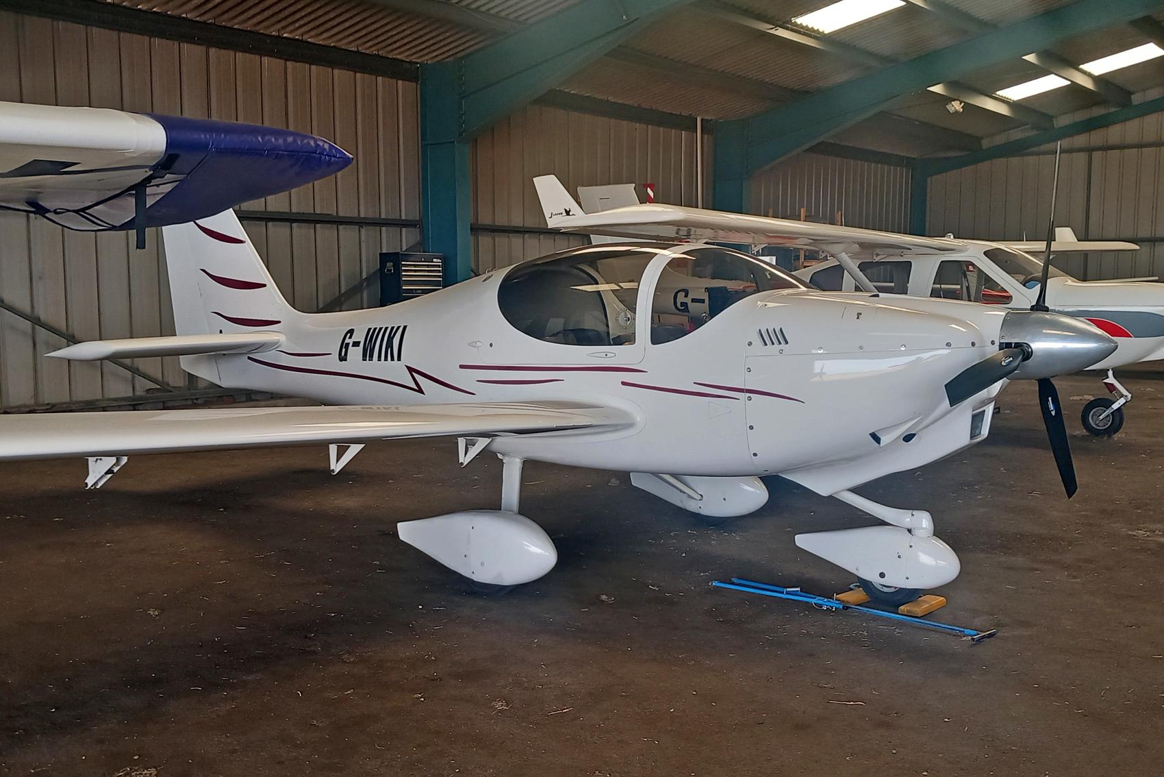 Aircraft G-WIKI, Sturgate 02/08/26, at EGCS, photo by Chris Hall