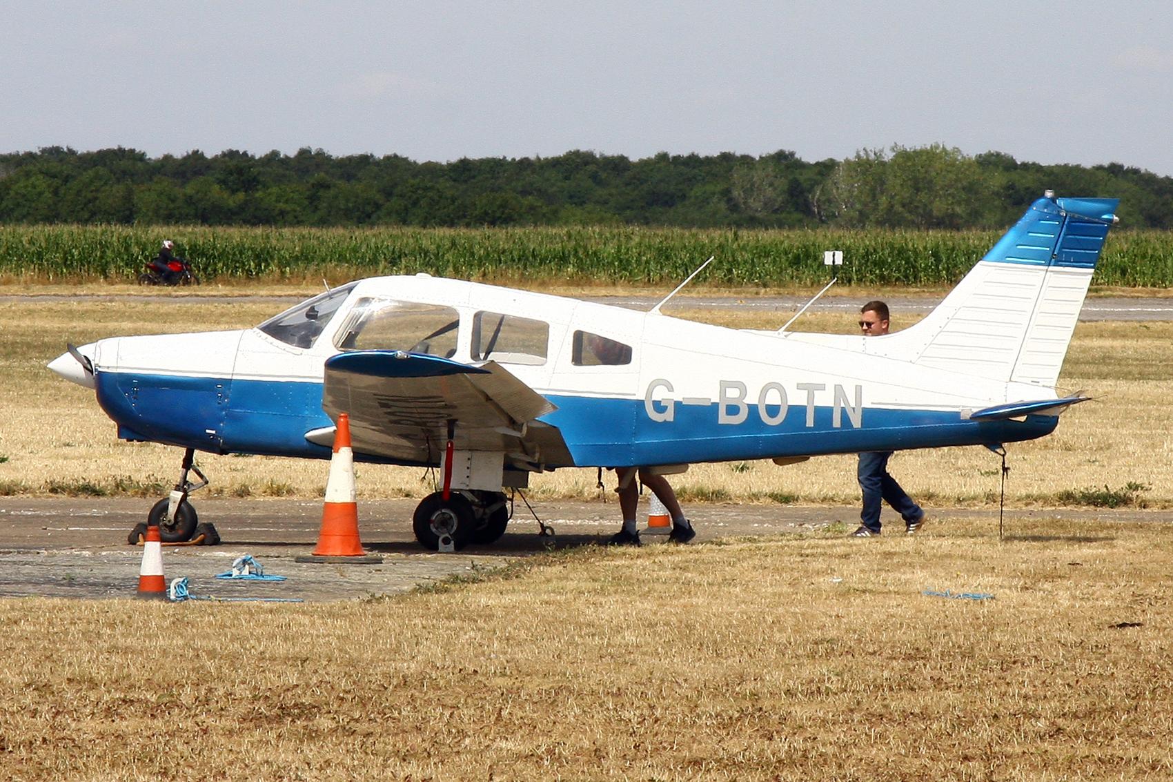 Aircraft G-BOTN, Sturgate 02/08/26, at EGCS, photo by Chris Hall
