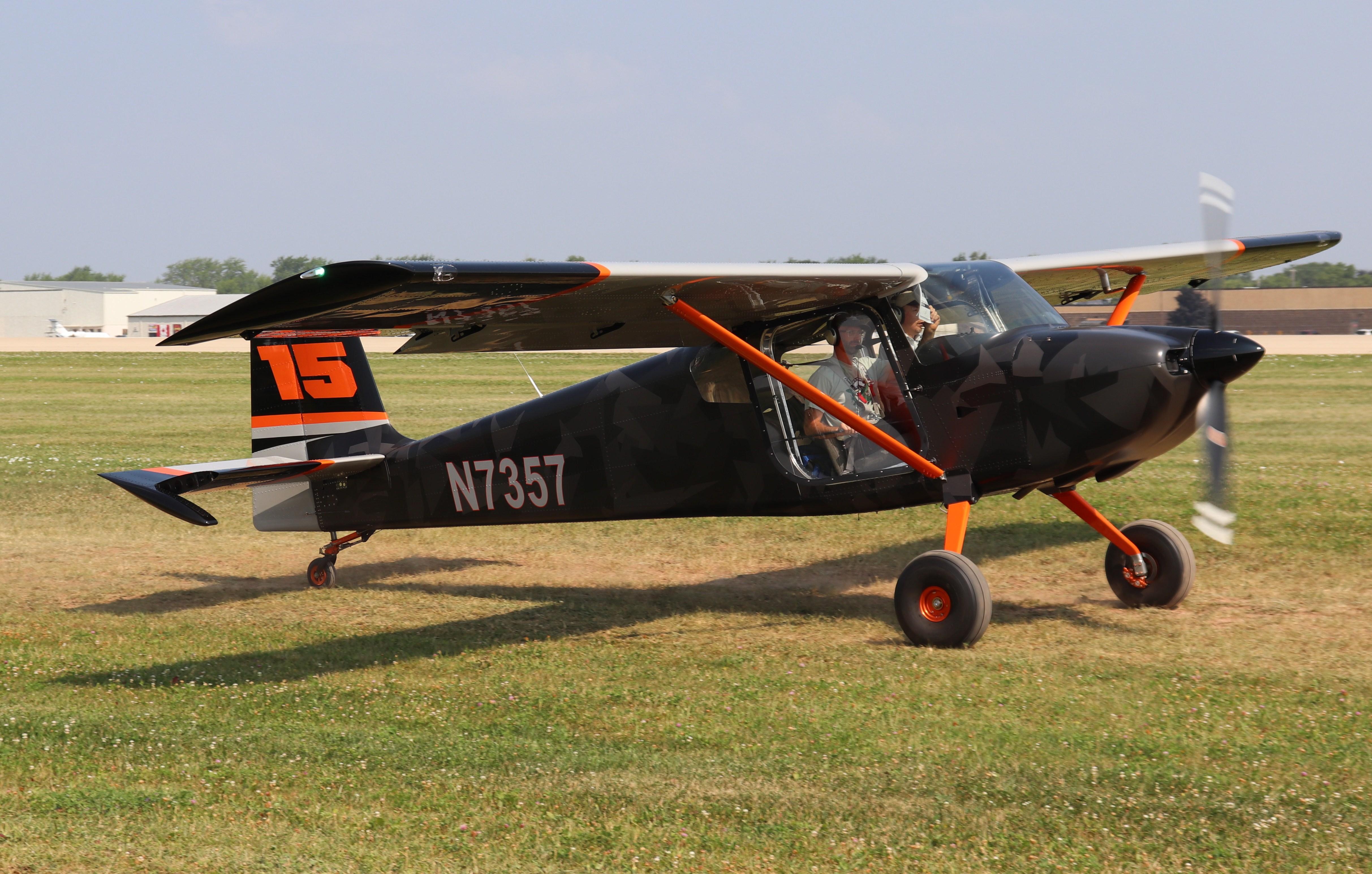 Aircraft N7357, Vans RV-8X (RV-15), at KOSH, photo by MarkPasqualino